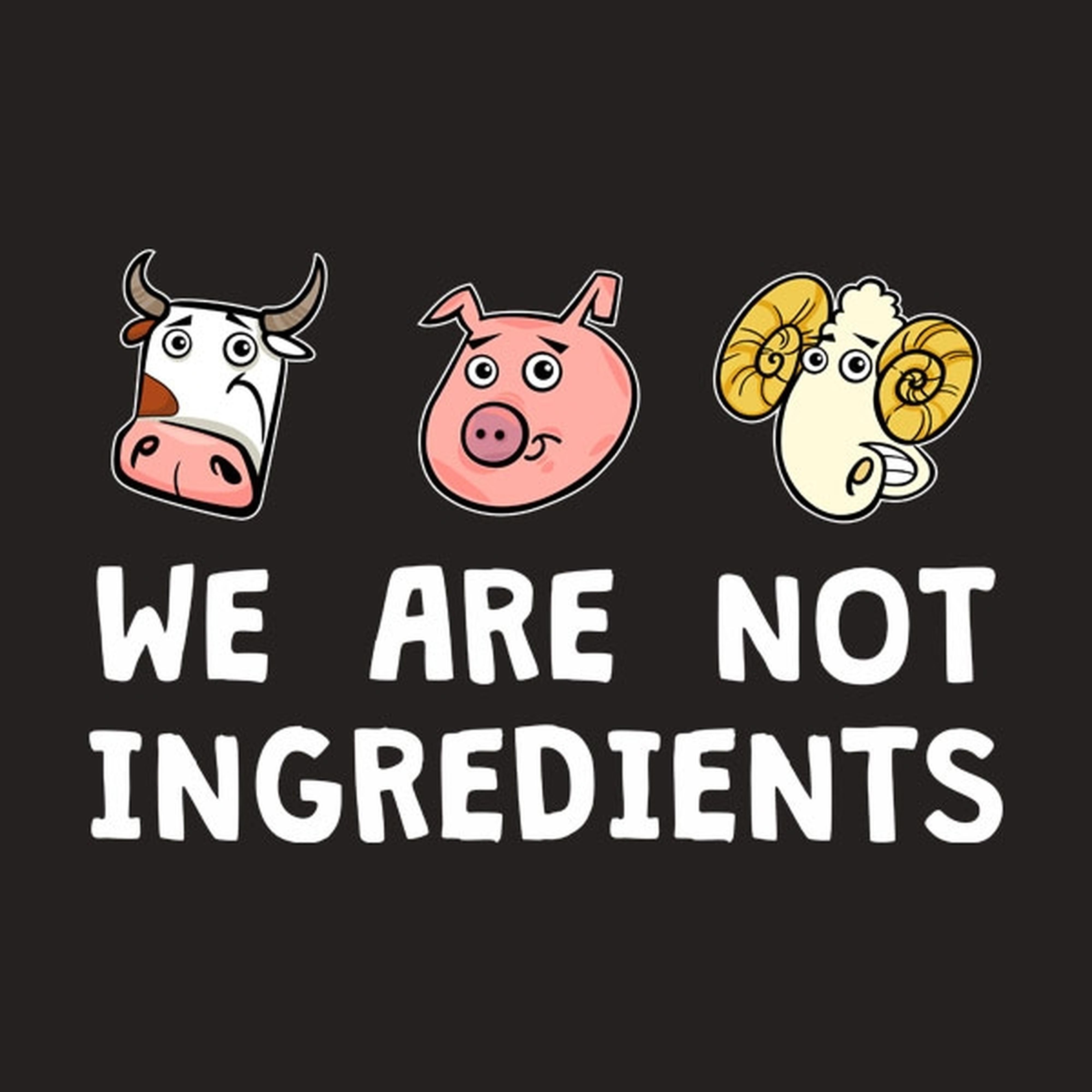 We are not ingredients - T-shirt