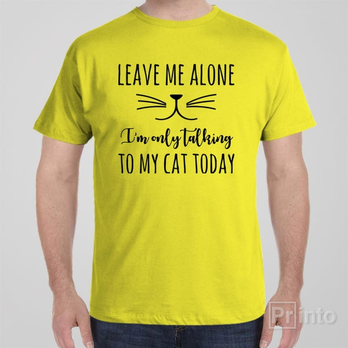 T-shirt Da Uomo Leave Me Alone I'm Only Speaking To My Bulldog Today - Foto 3