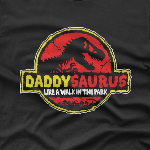 Daddy Saurus - T-shirt