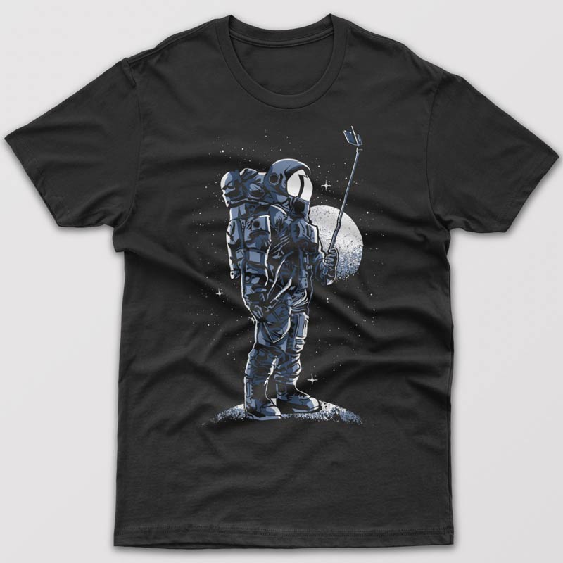 astronaut-selfie-graphic-t-shirt