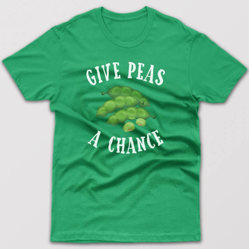 Give peas a chance - T-shirt