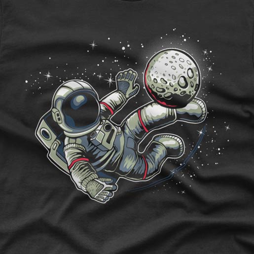 Astronaut Soccer - T-shirt