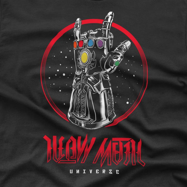 Heavy metal Universe - T-shirt