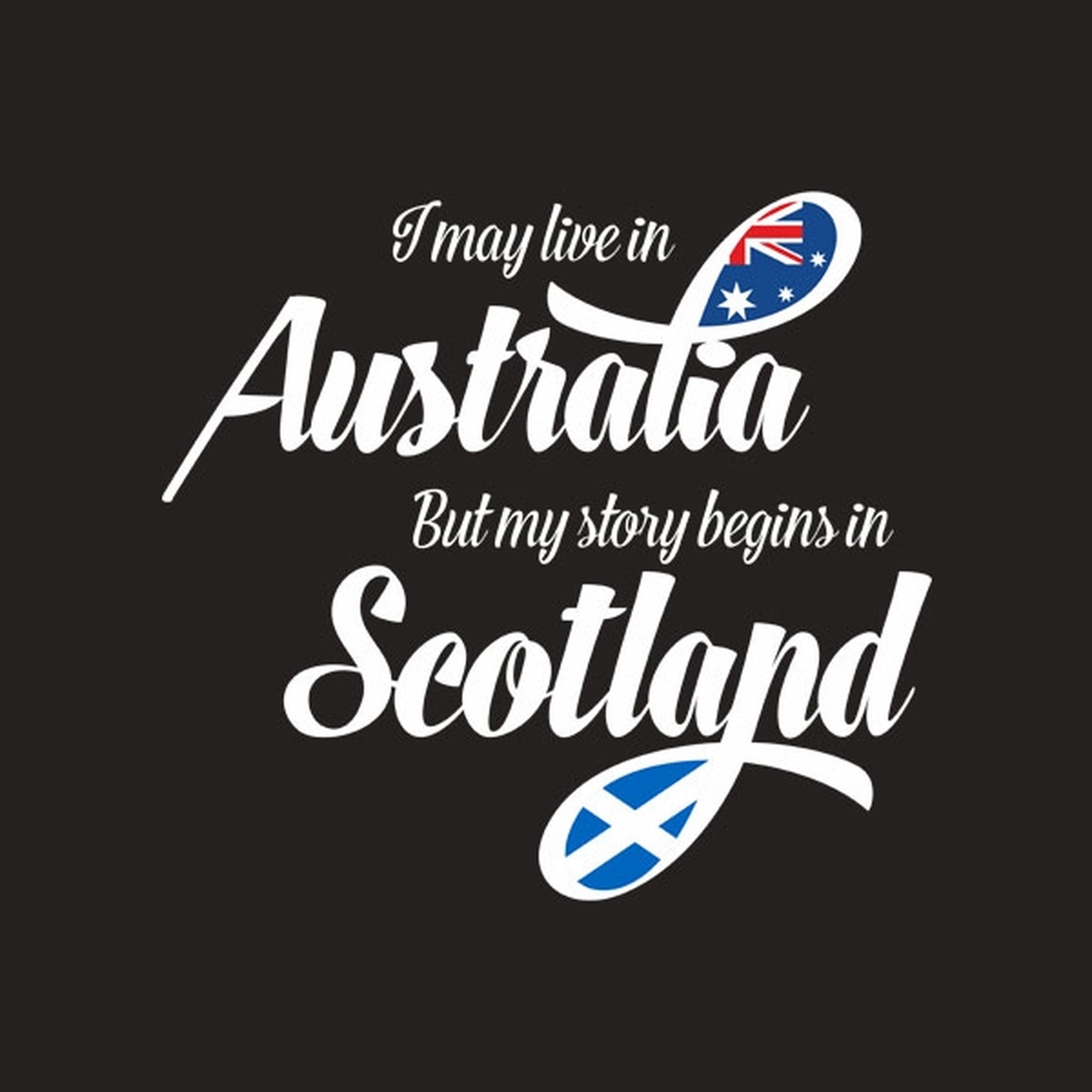 I may live in Australia but my story begins in Scotland