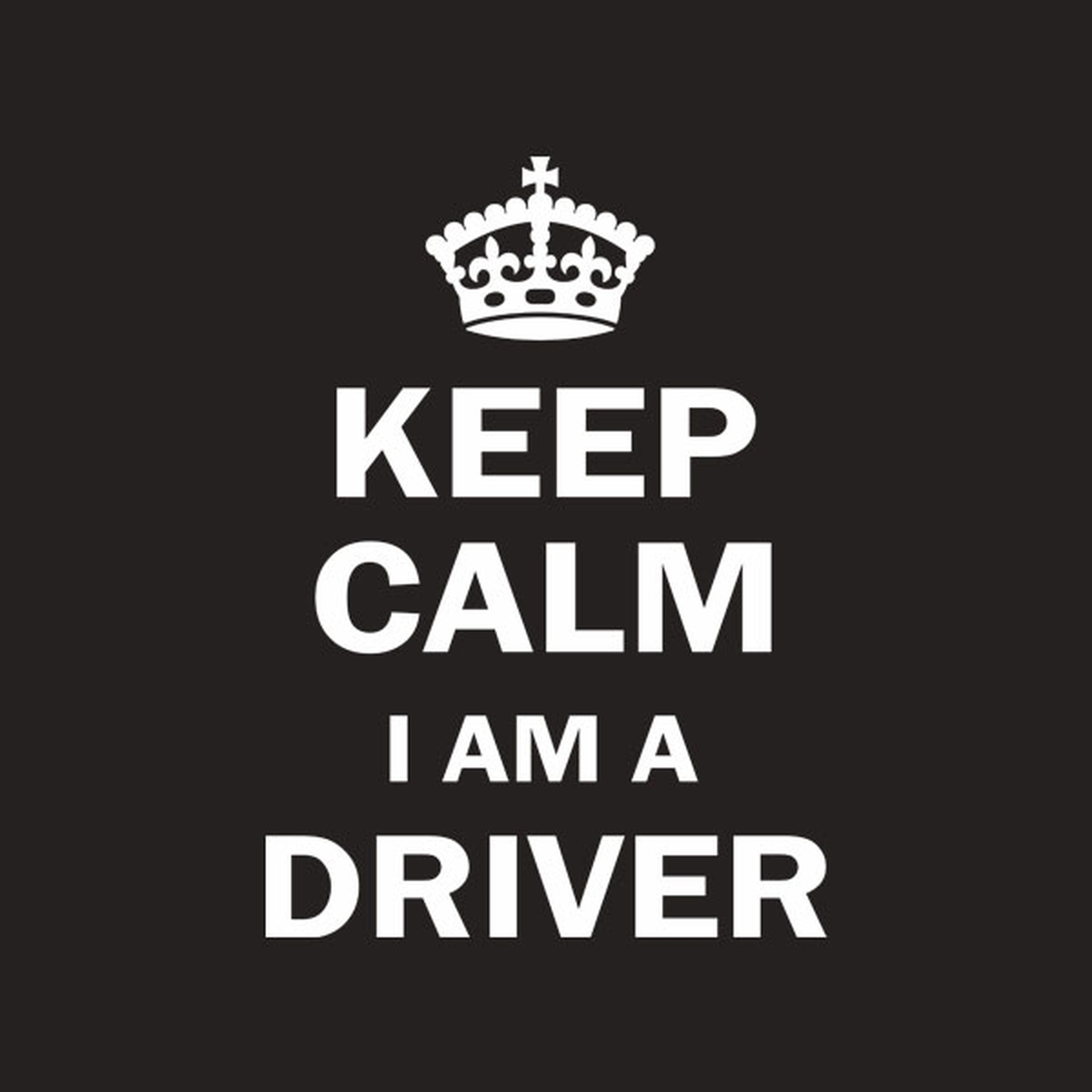 Keep calm. I am a driver T-shirt