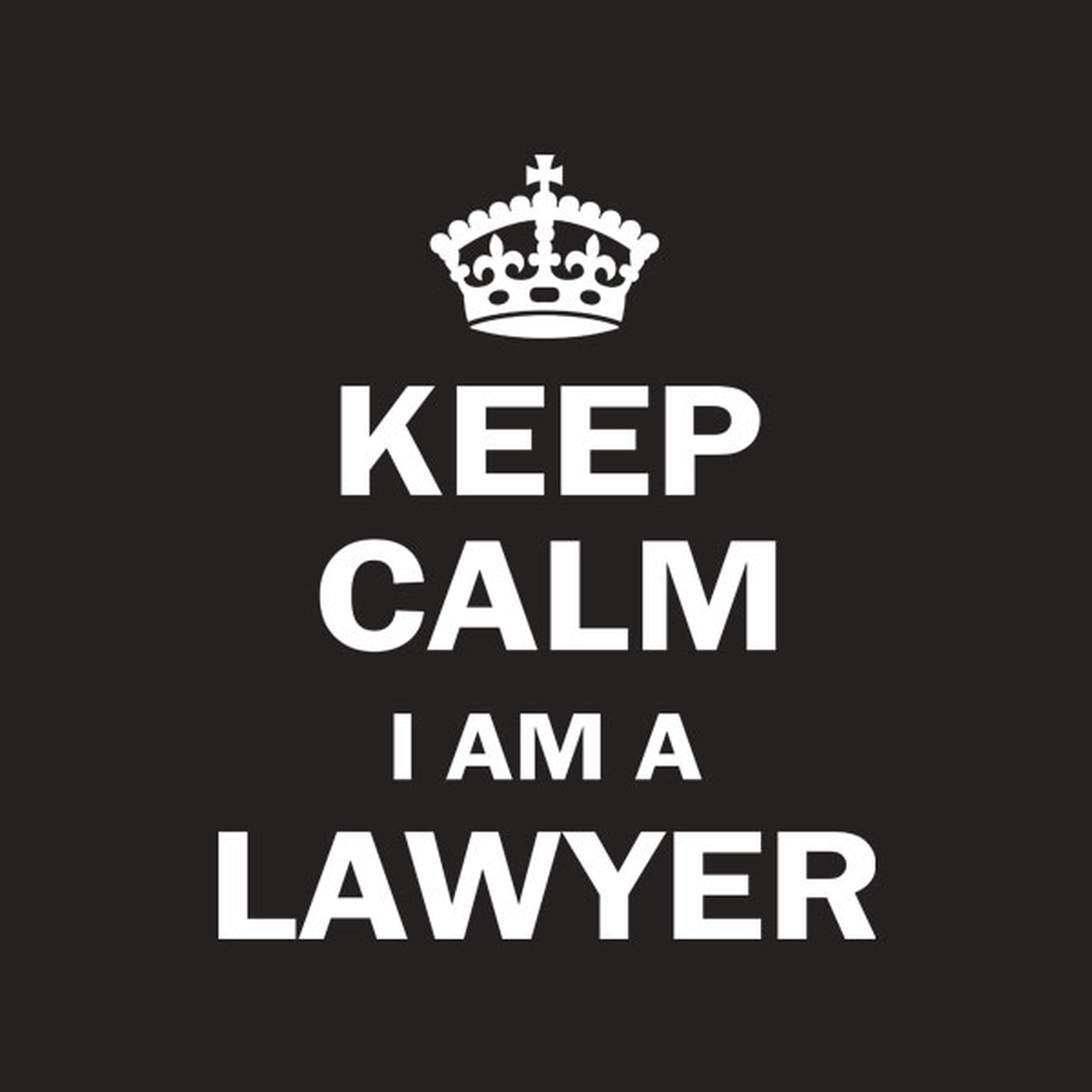 Keep calm I am a lawyer - T-shirt