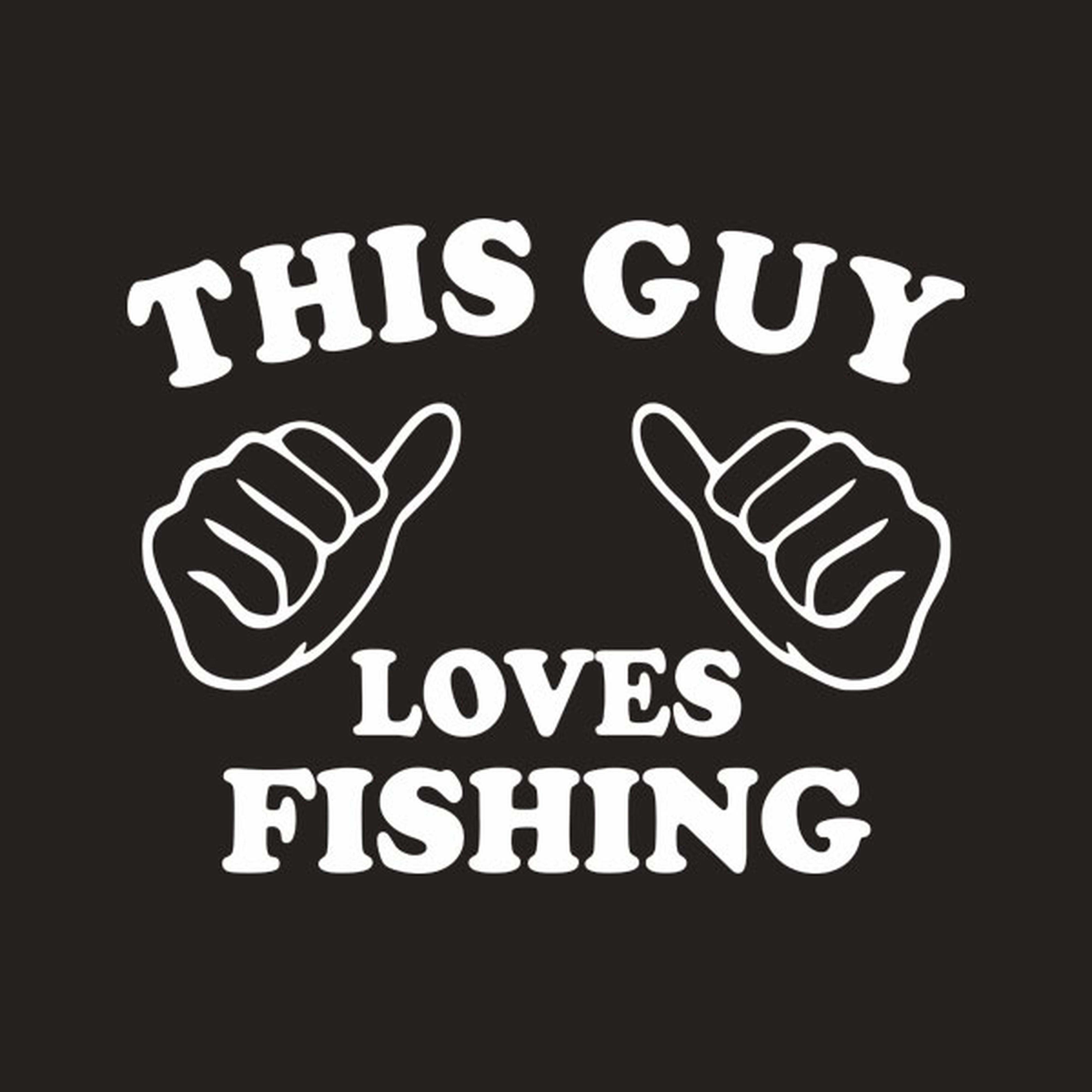 This guy loves fishing T-shirt