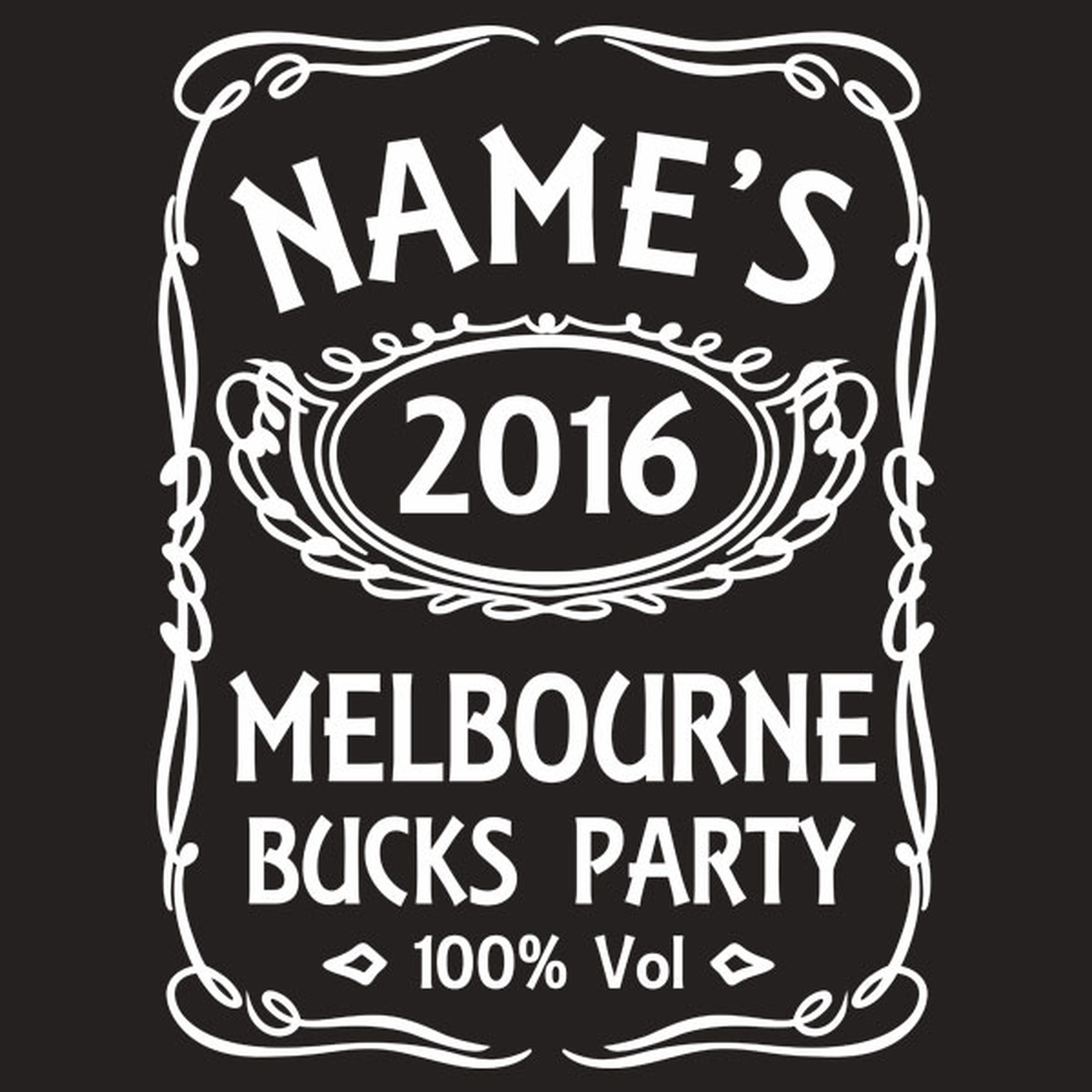 Vintage bucks party - Personalised T-shirt