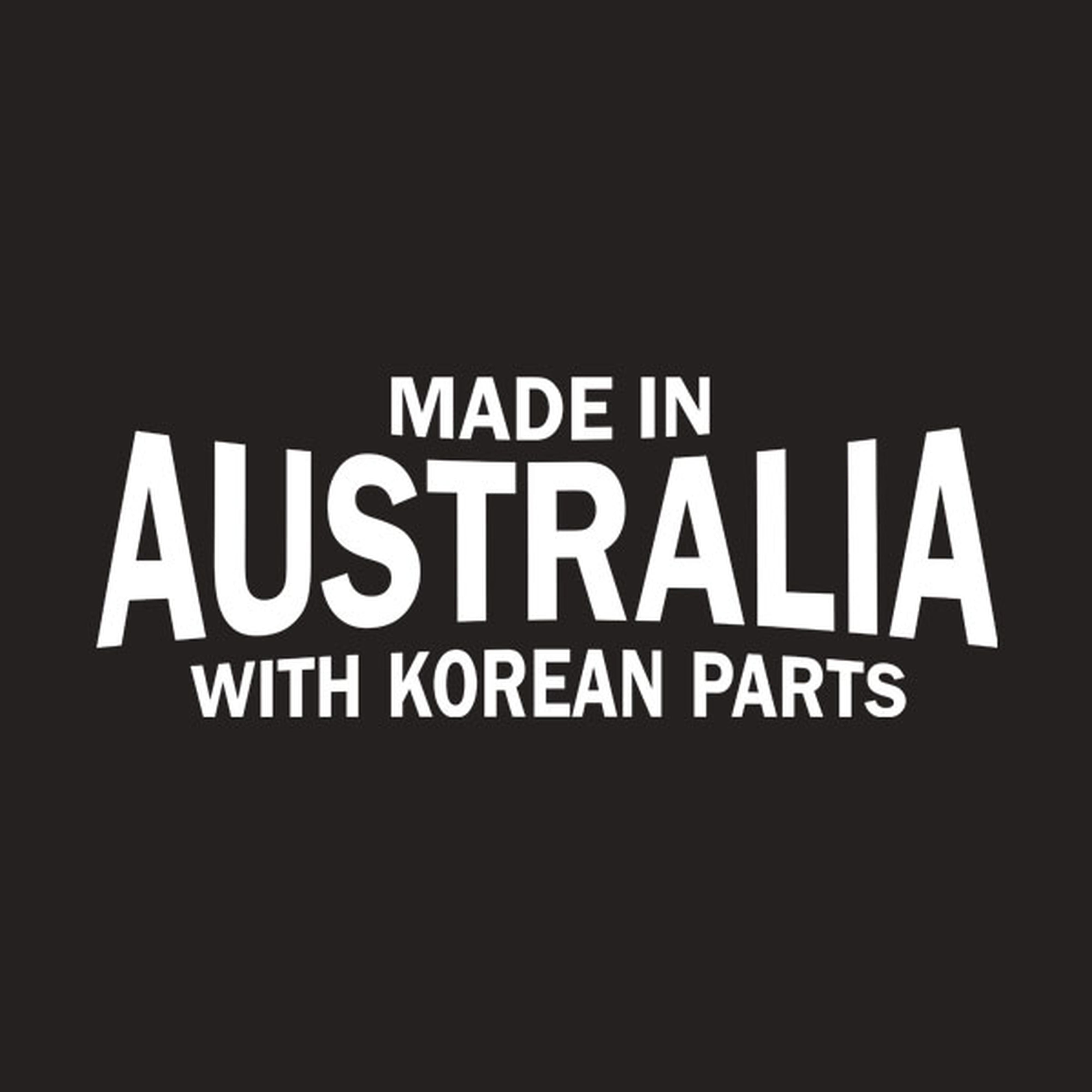 Made in Australia with Korean parts - T-shirt