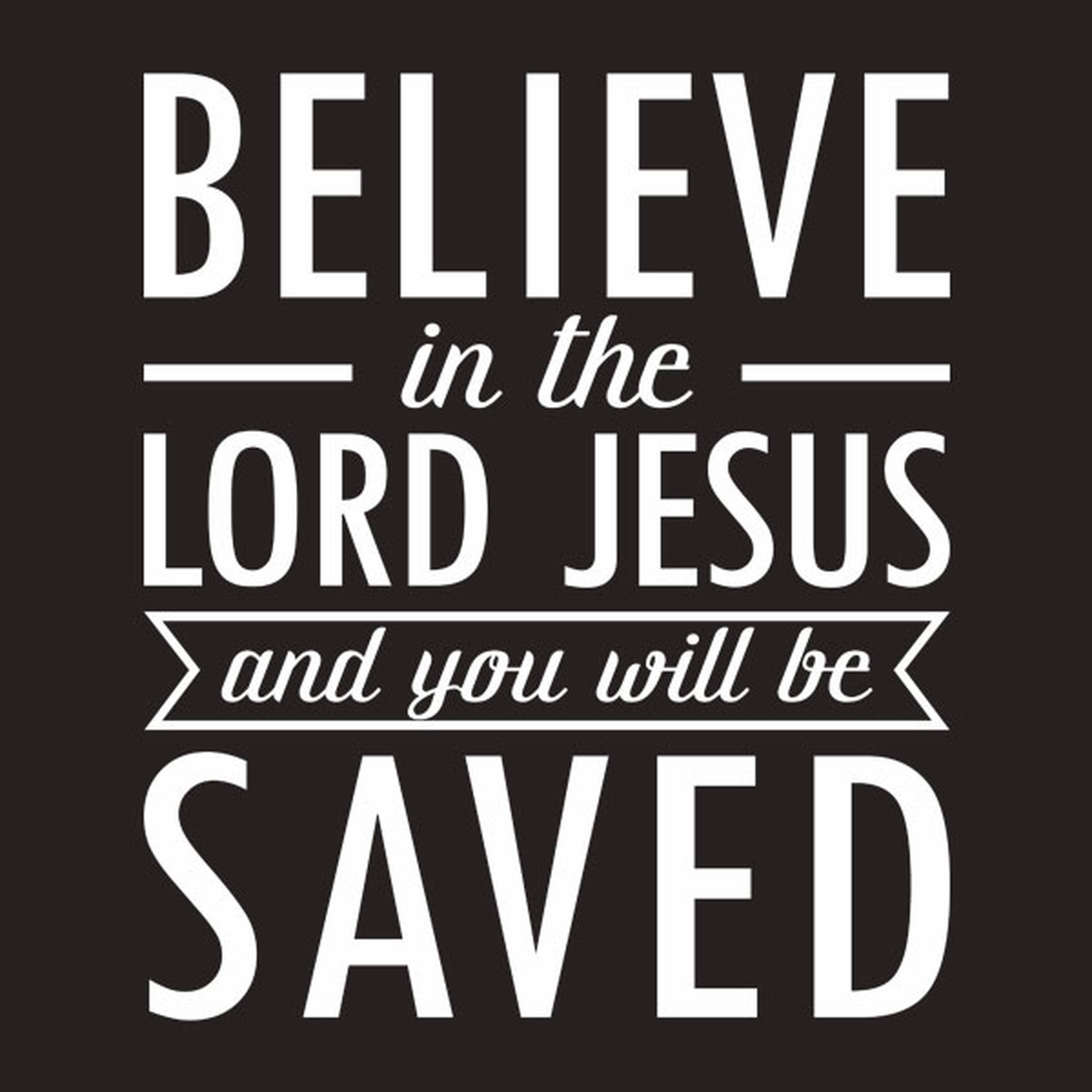 Believe in the Lord Jesus - T-shirt