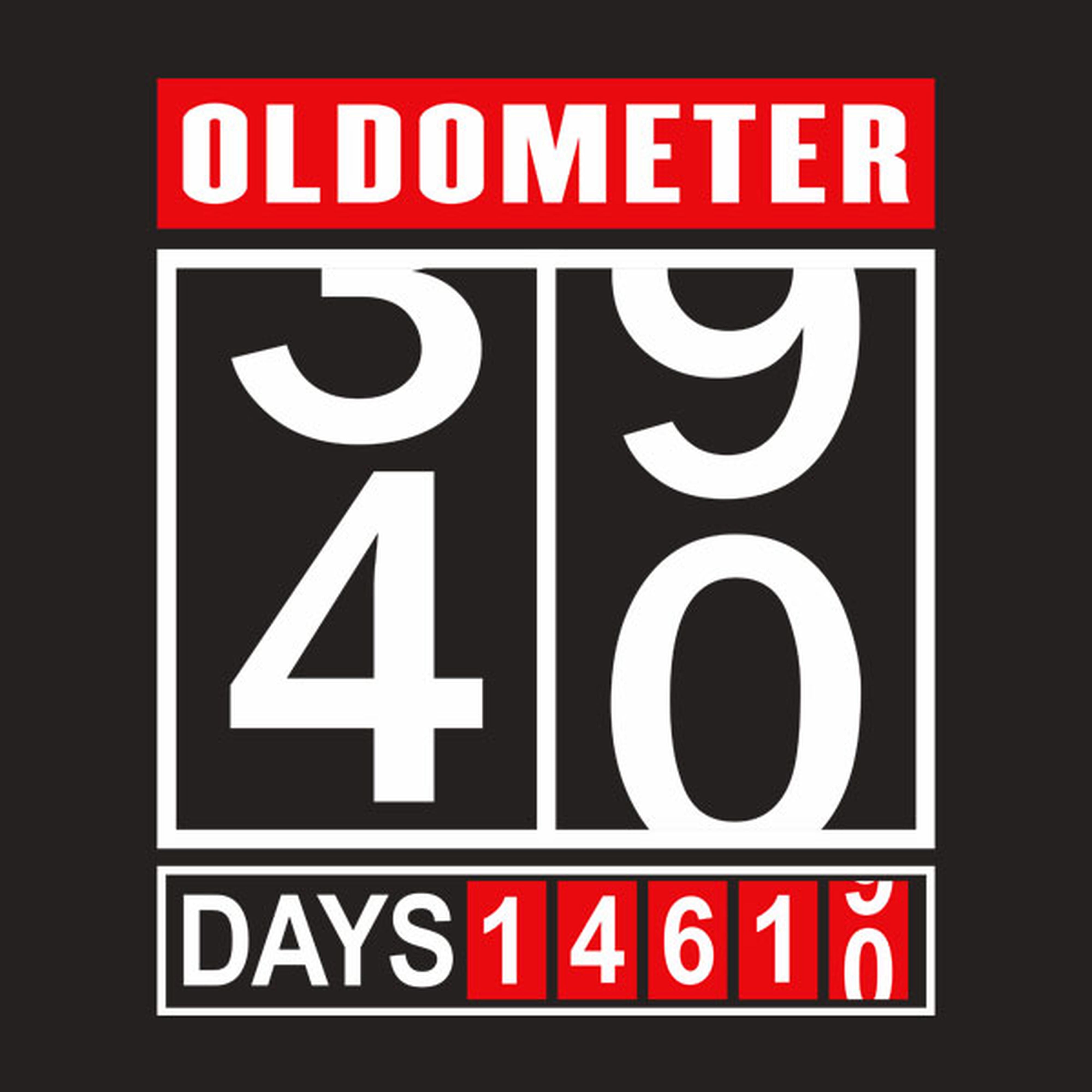 Oldometer 40th birthday - T-shirt