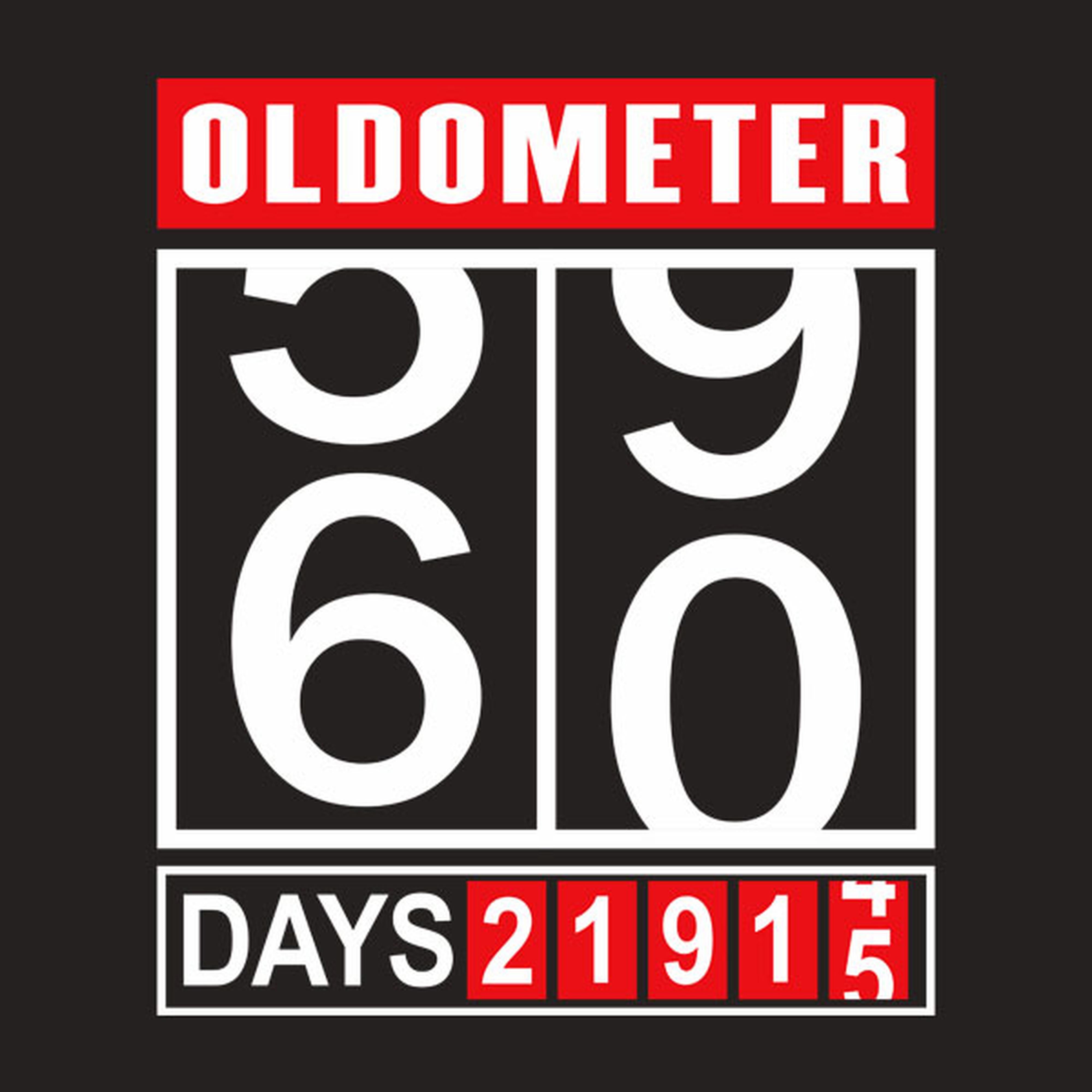 Oldometer 60th birthday - T-shirt