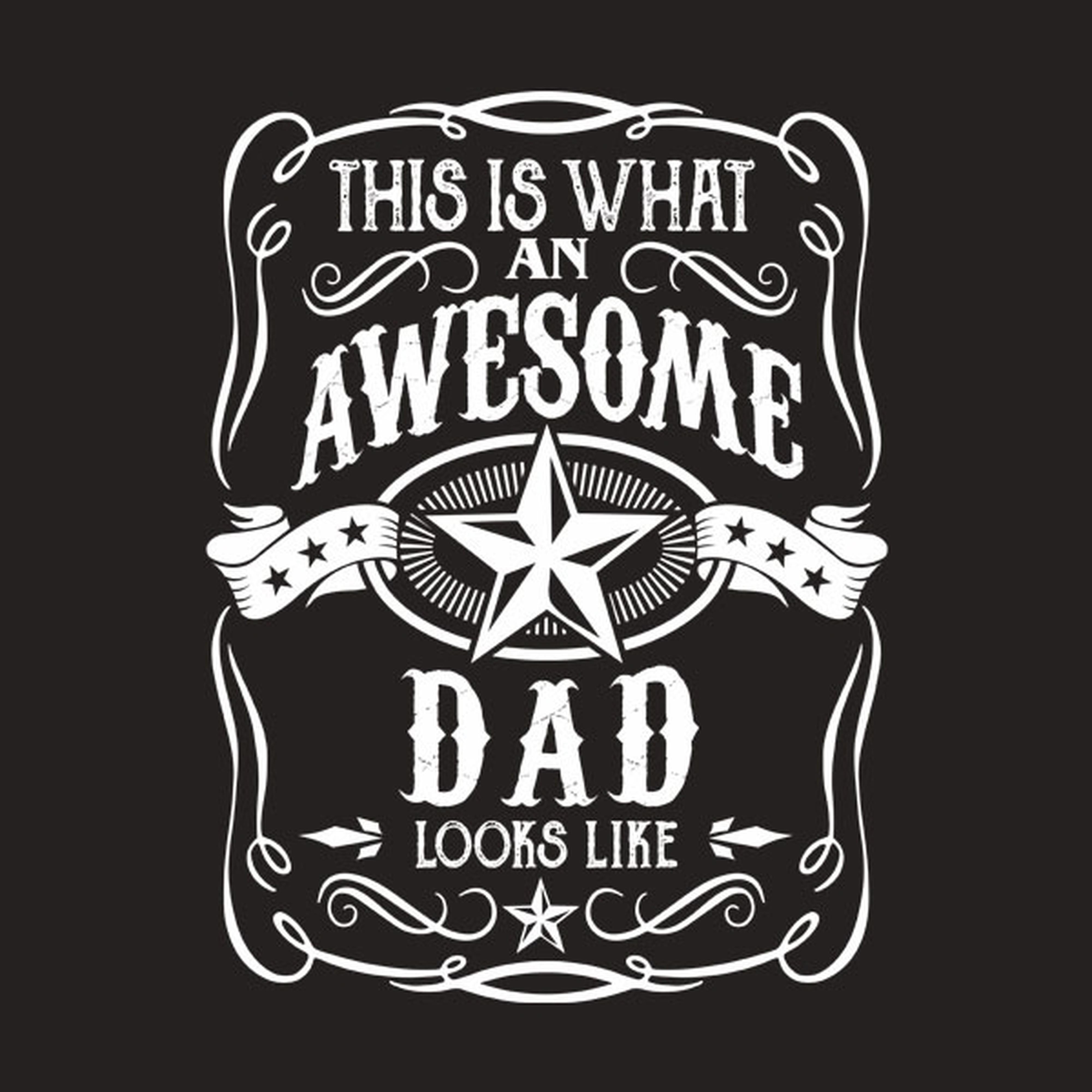 This is what an awesome dad looks like - T-shirt