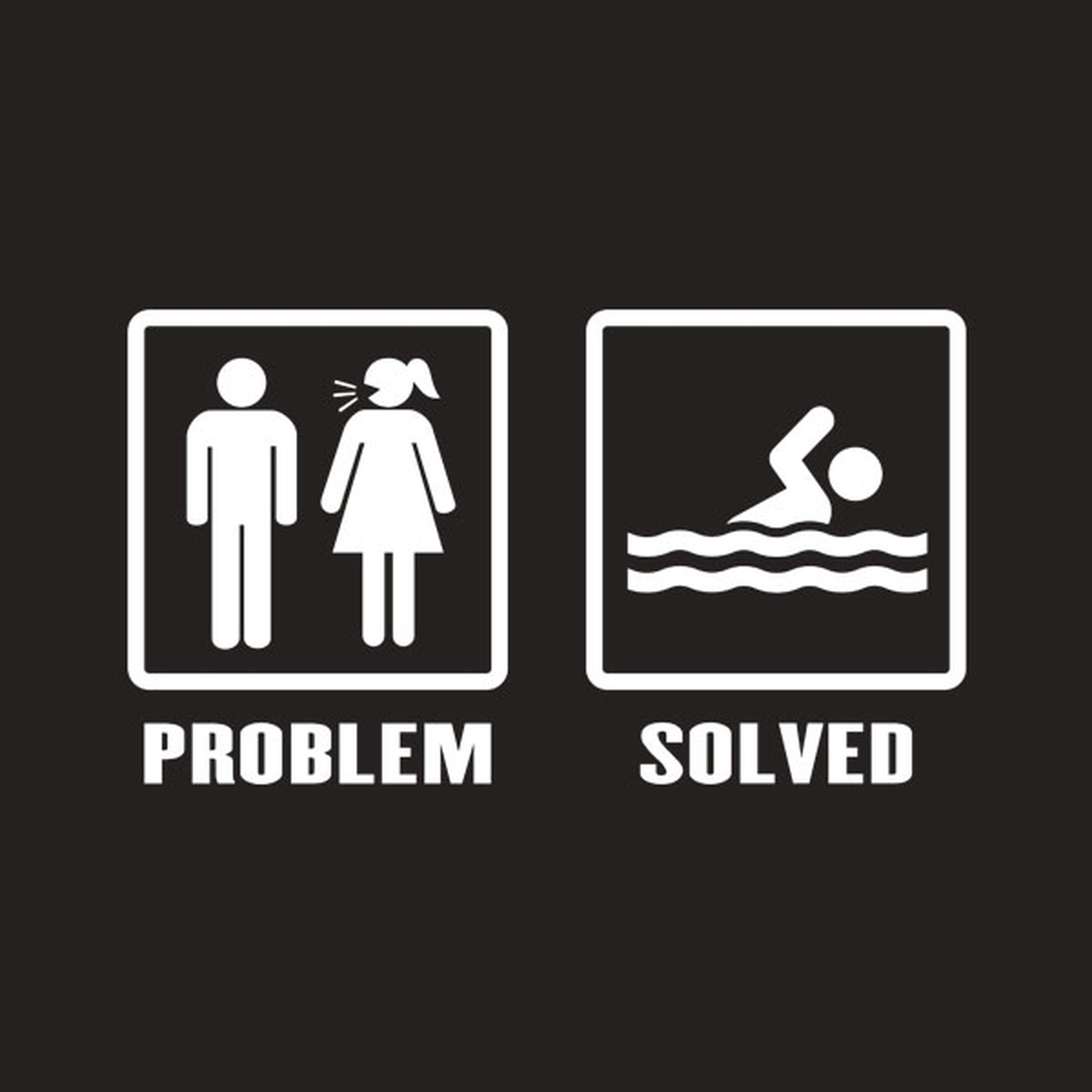 Problem - Solved (Swimming) - T-shirt
