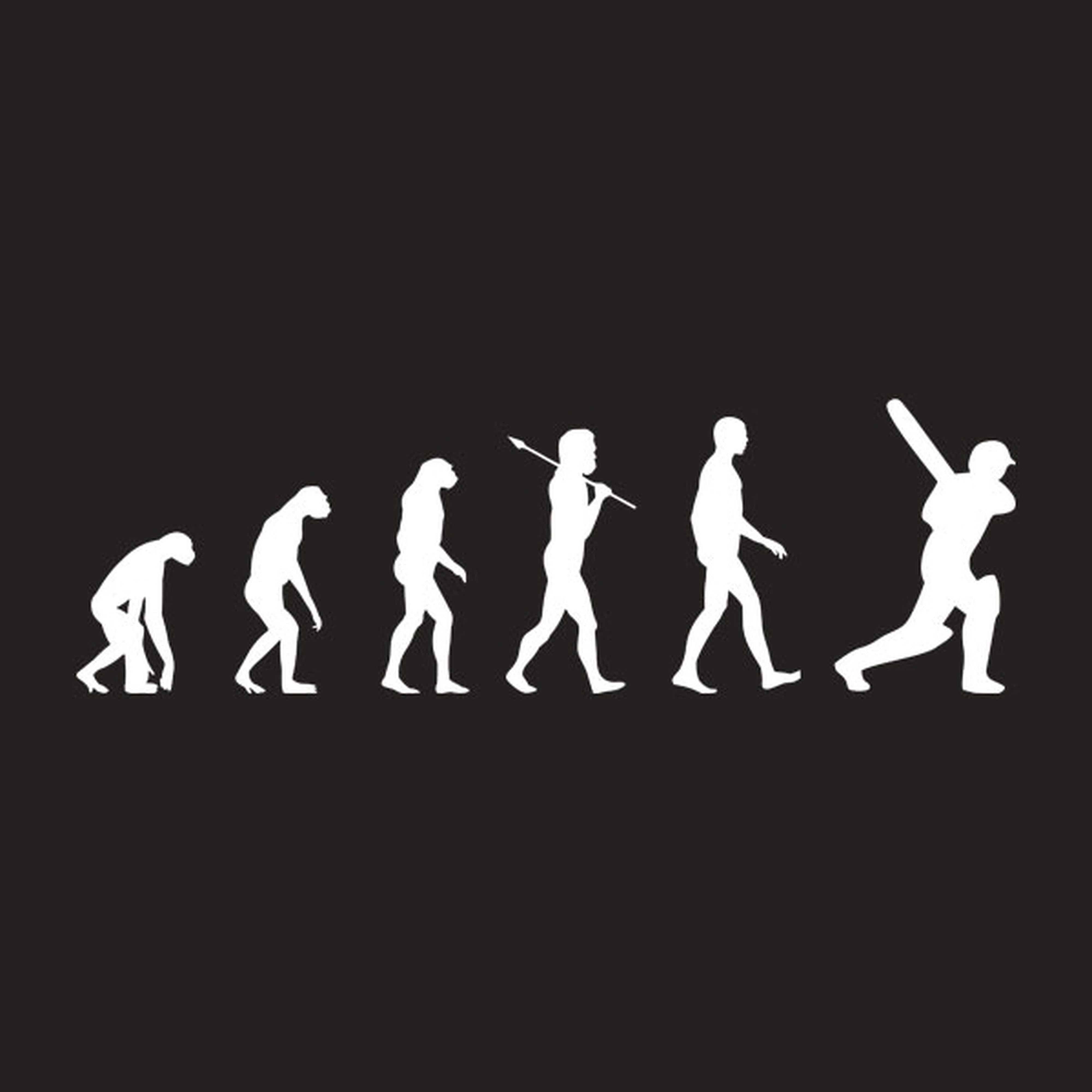 Evolution of cricket - T-shirt