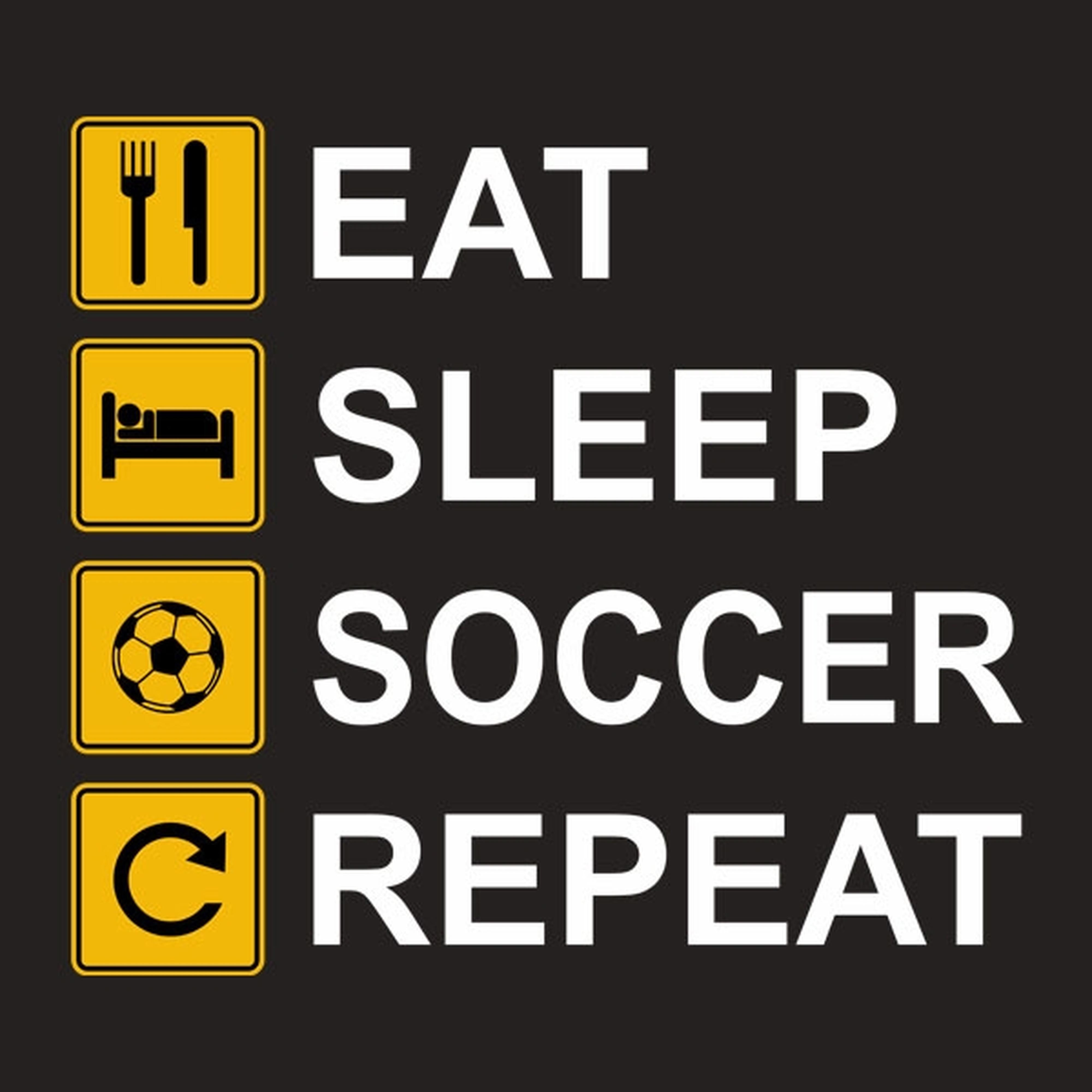 Eat Sleep Soccer Repeat - T-shirt
