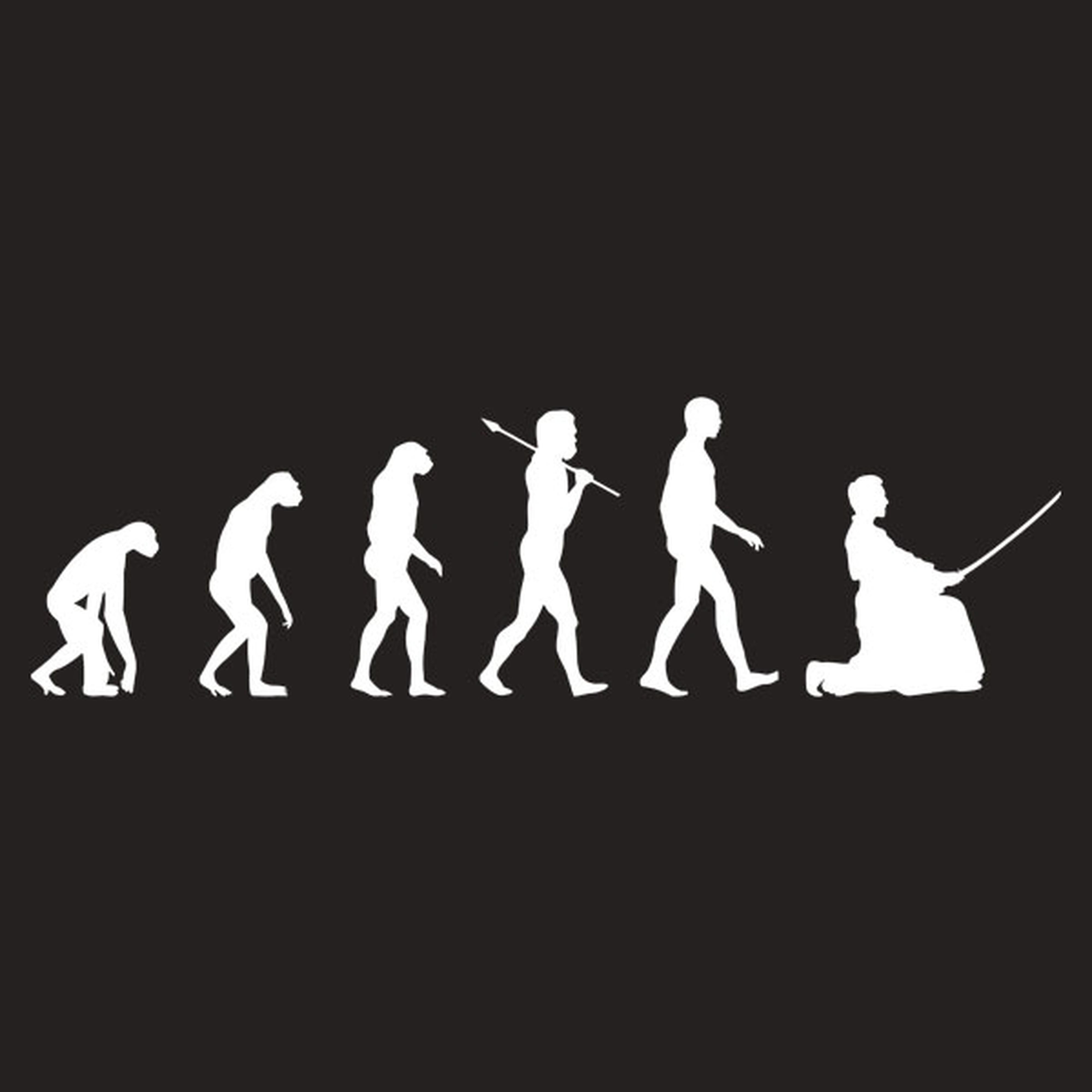Evolution of samurai - T-shirt