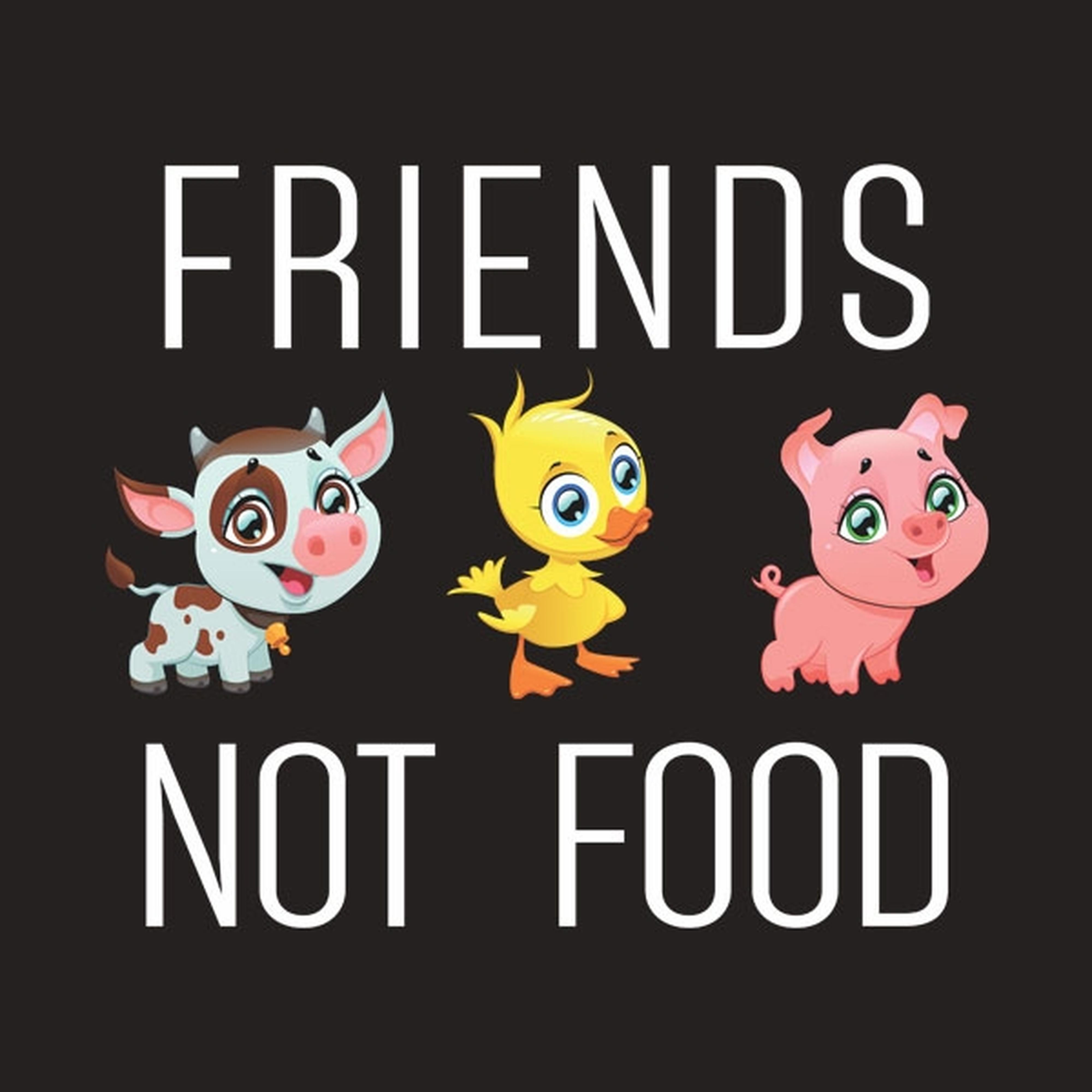 Friends, not food - T-shirt