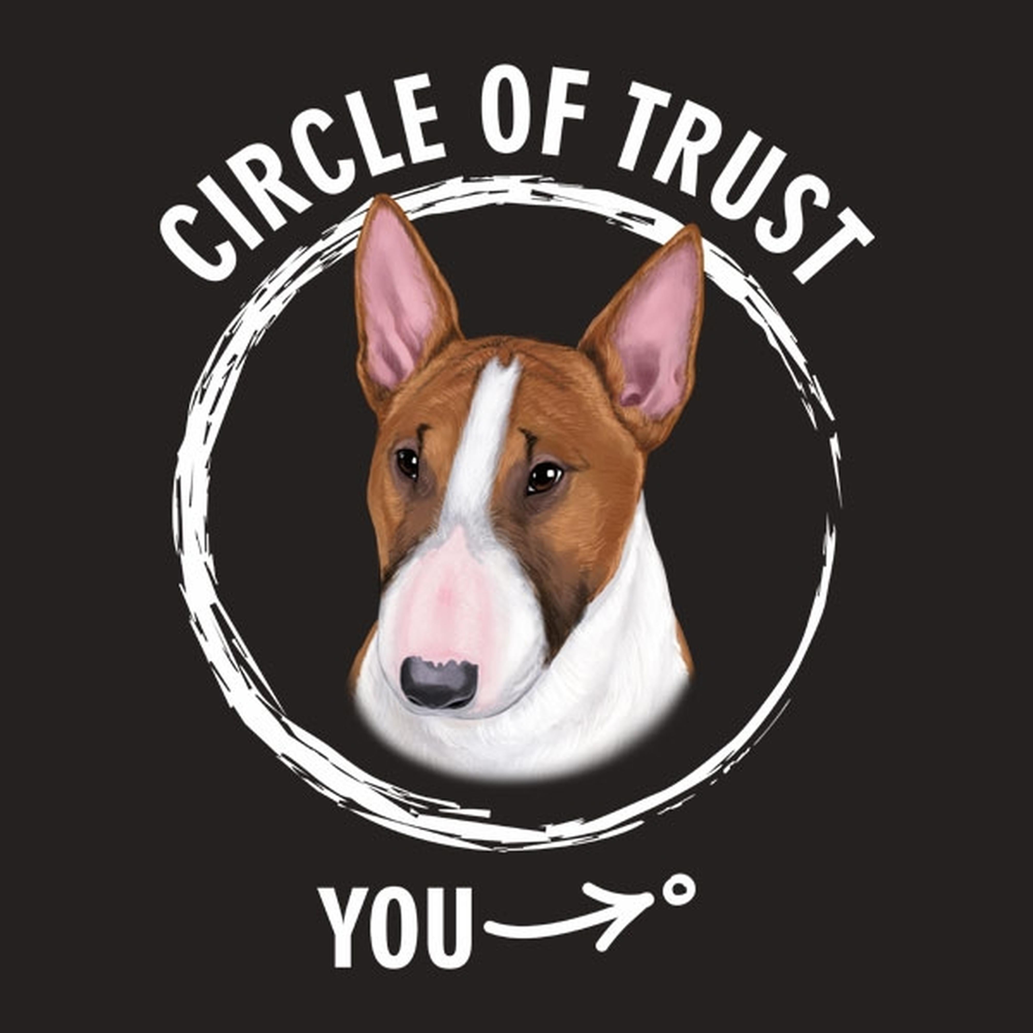Circle of trust (Bull terrier) - T-shirt
