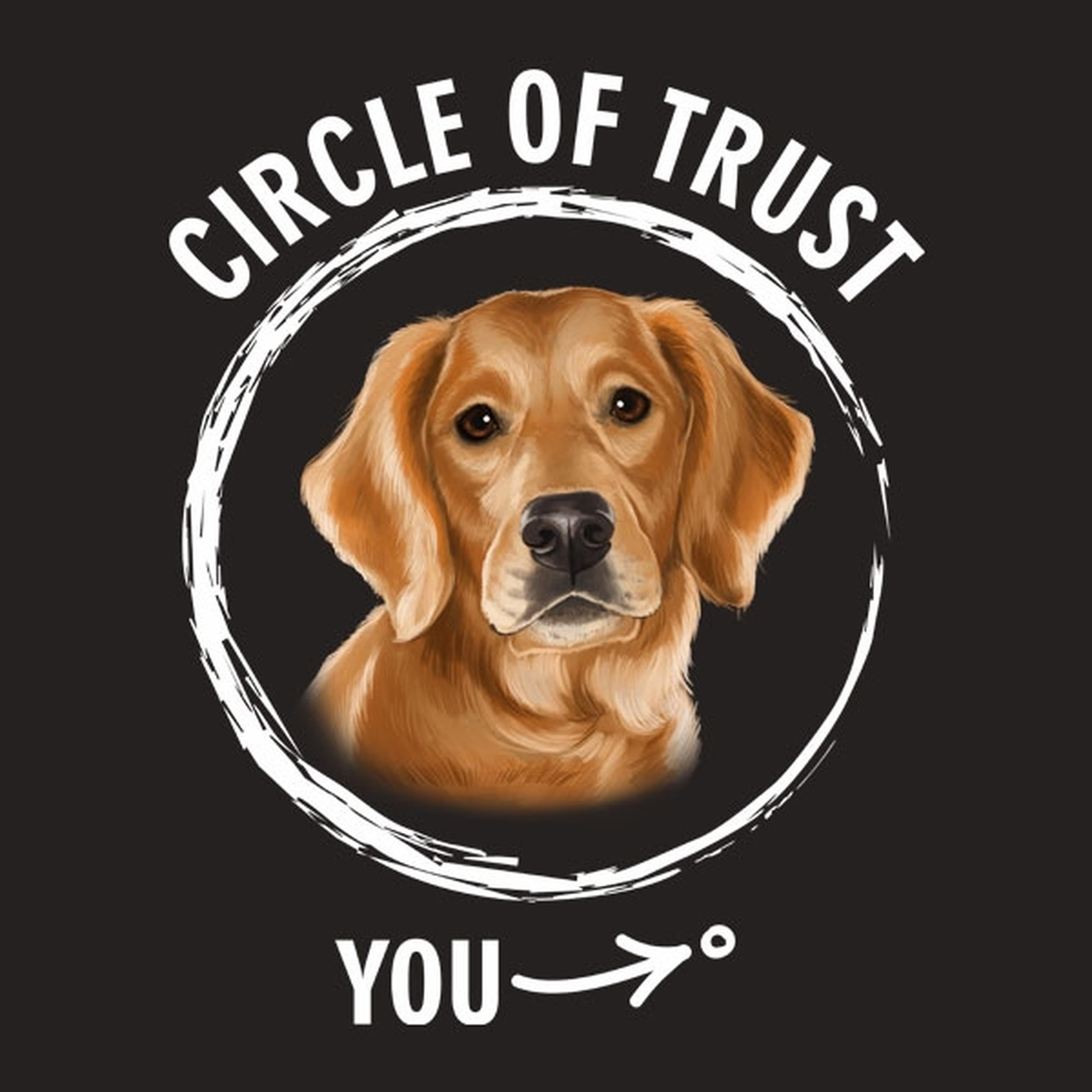 Circle of trust (Golden retriever) - T-shirt