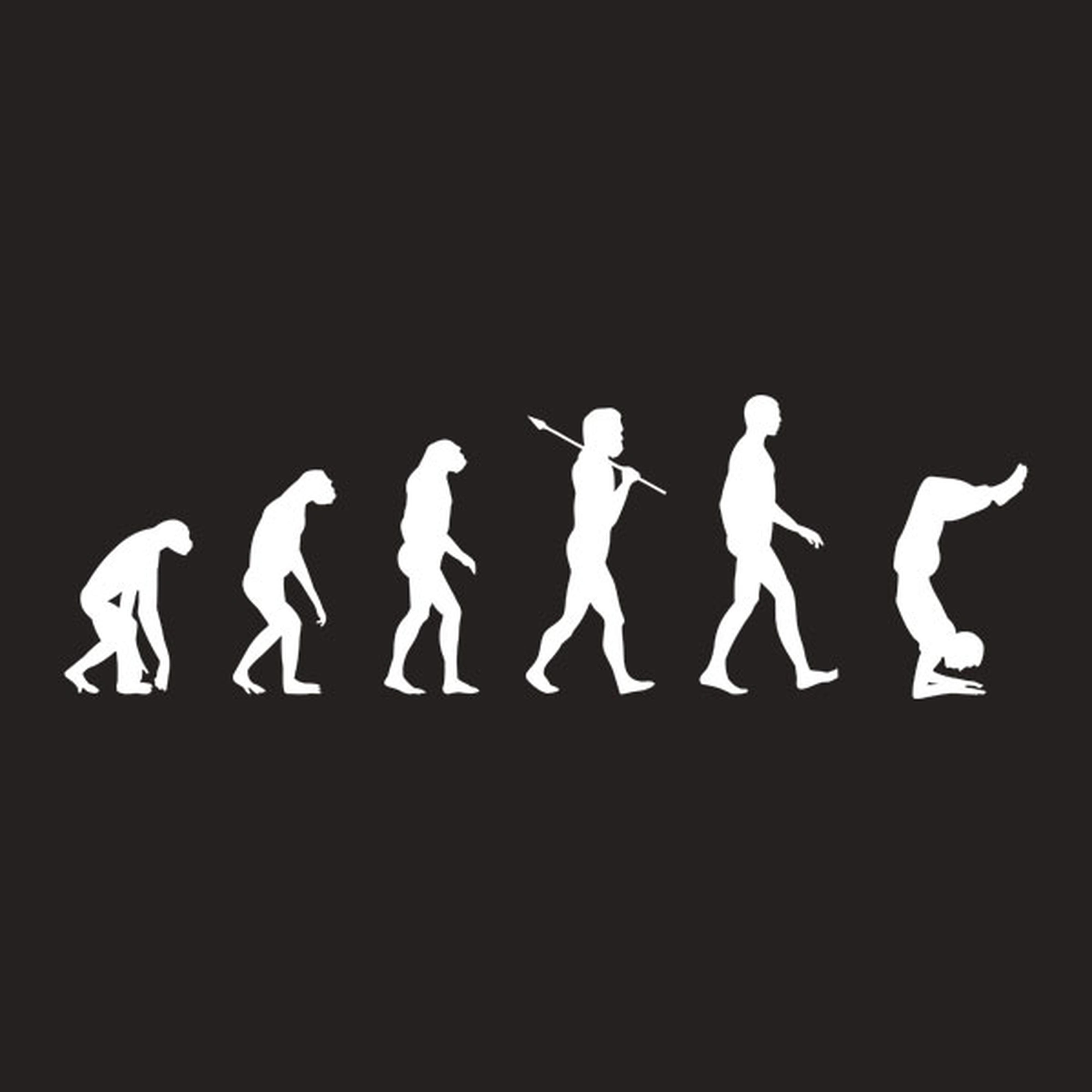 Evolution of yoga - T-shirt