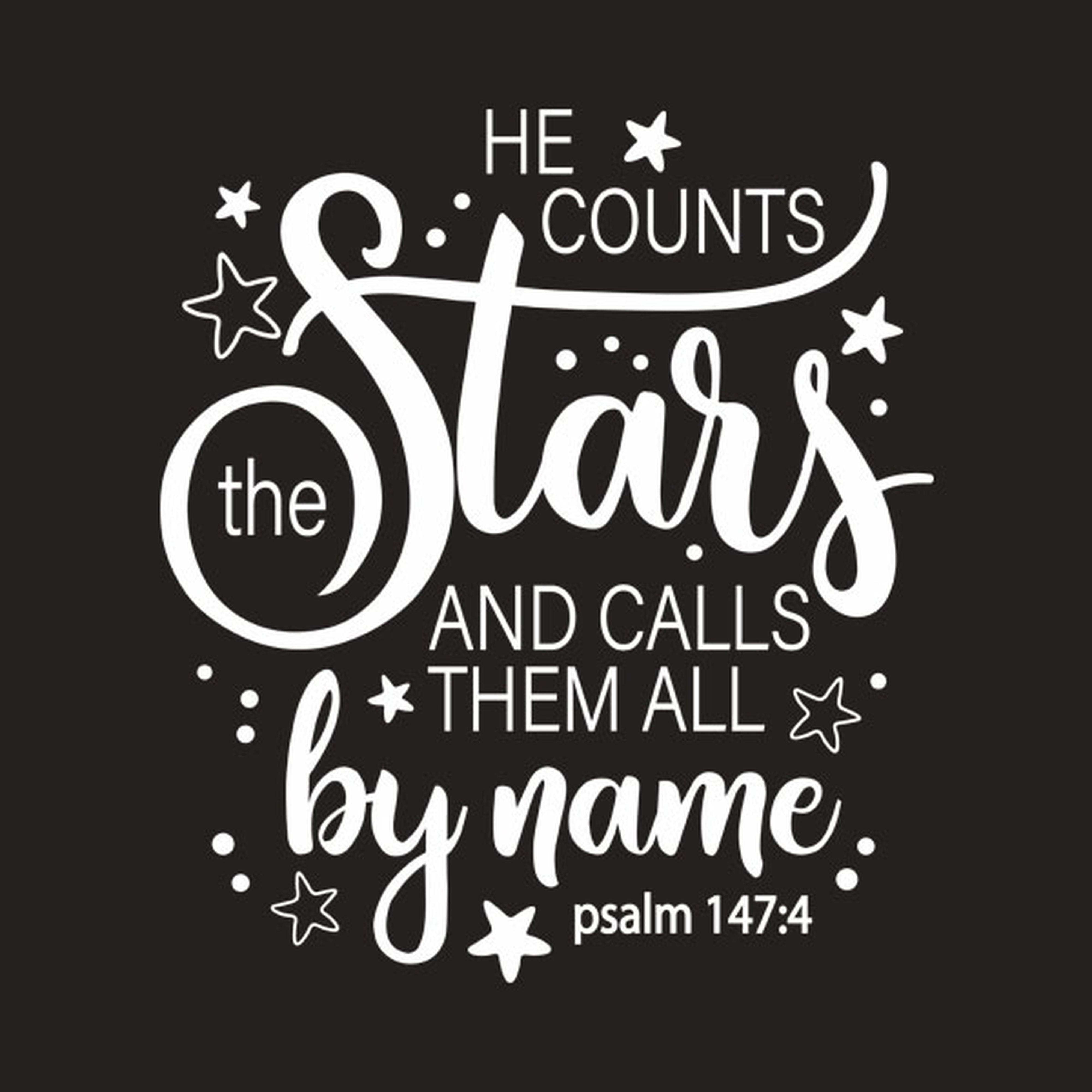 He counts the stars T-shirt