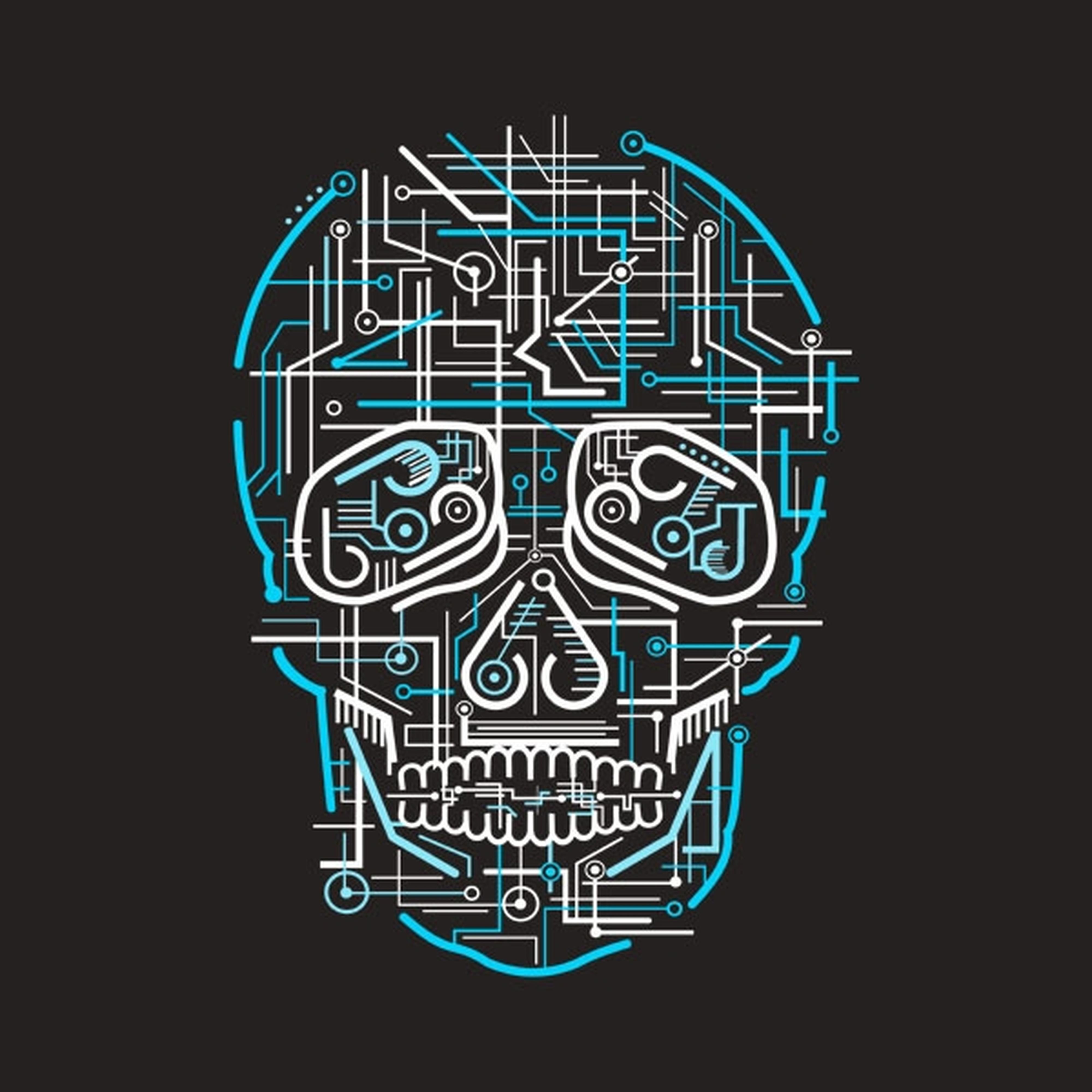 Electric Skull - T-shirt