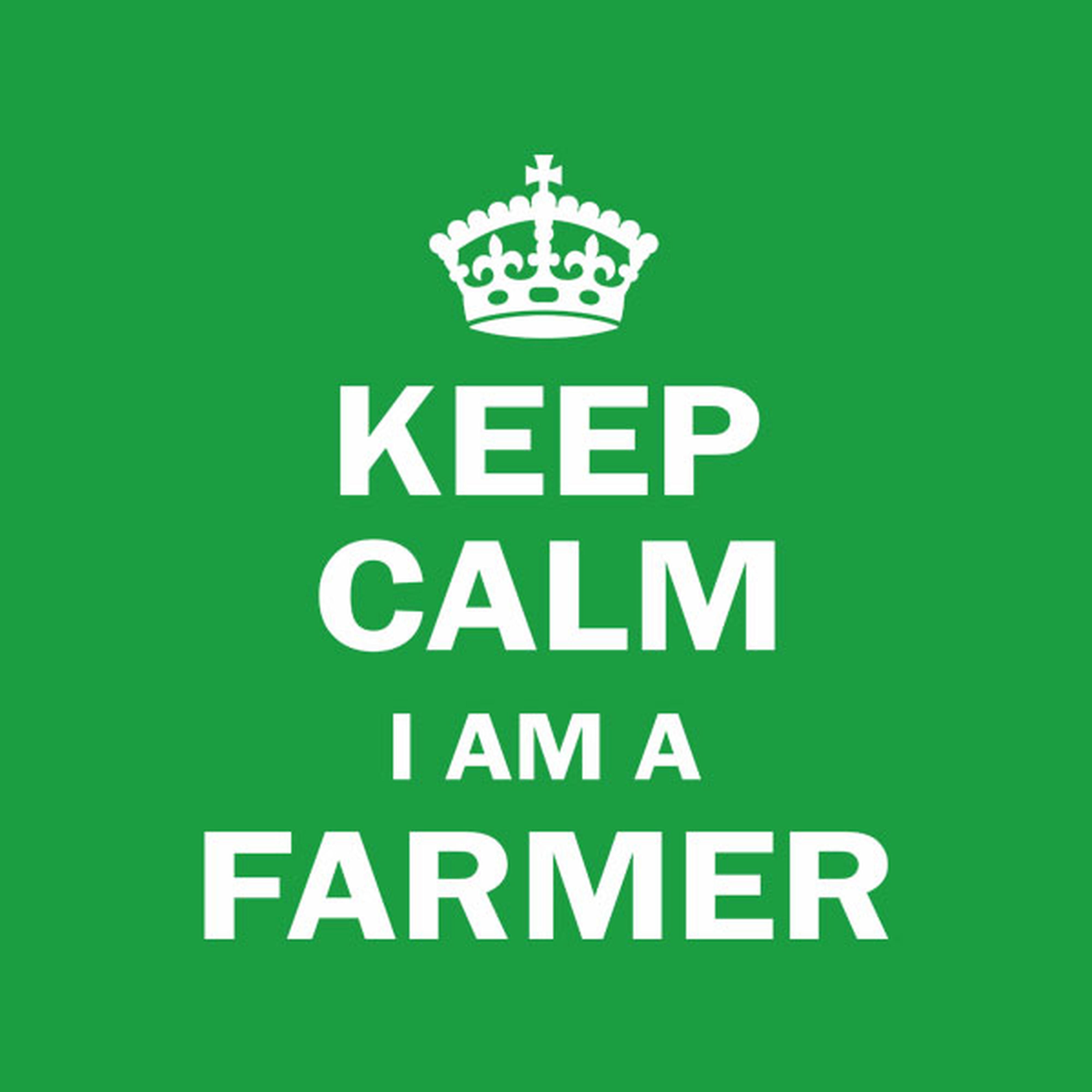 Keep calm I am a farmer - T-shirt