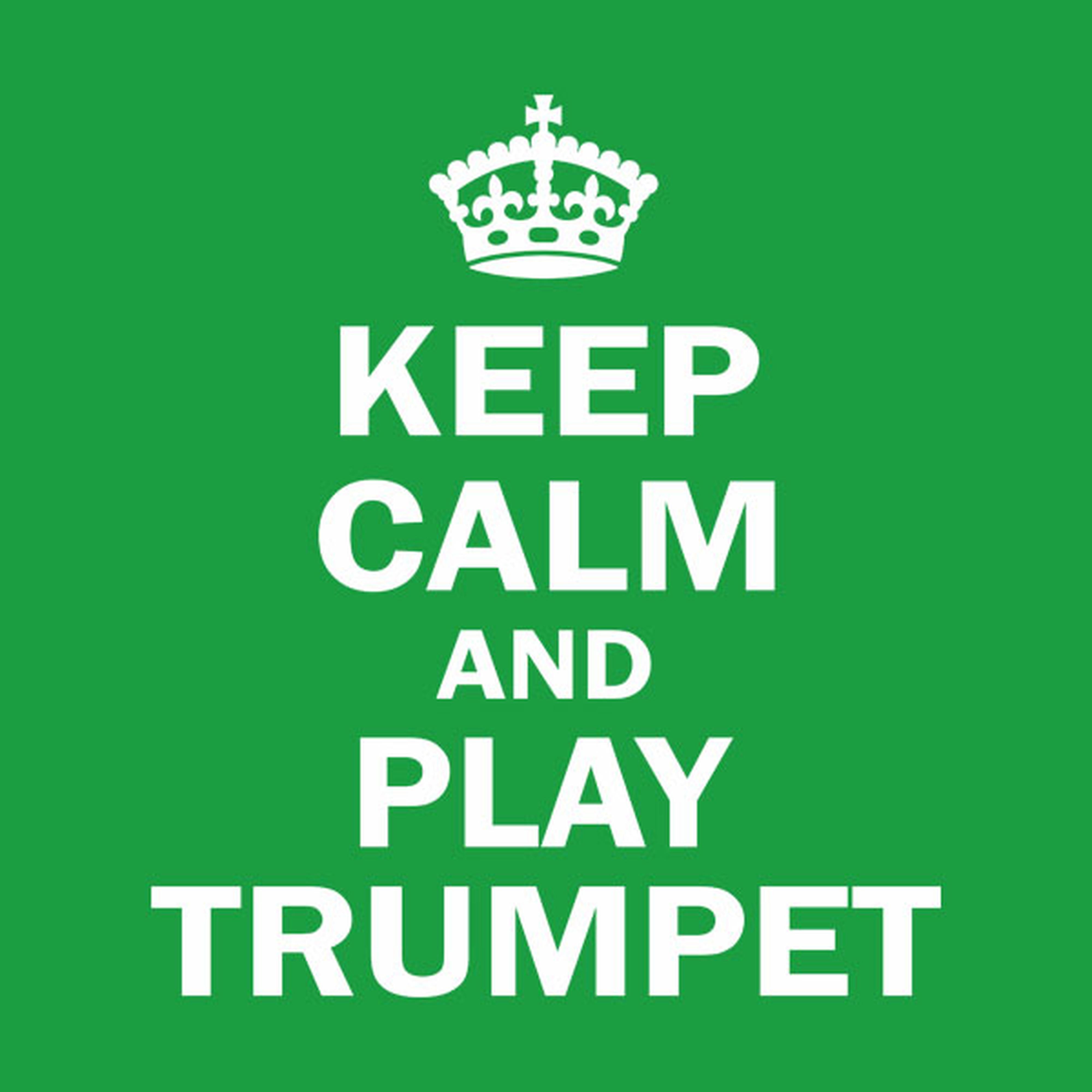 Keep calm and play trumpet - T-shirt