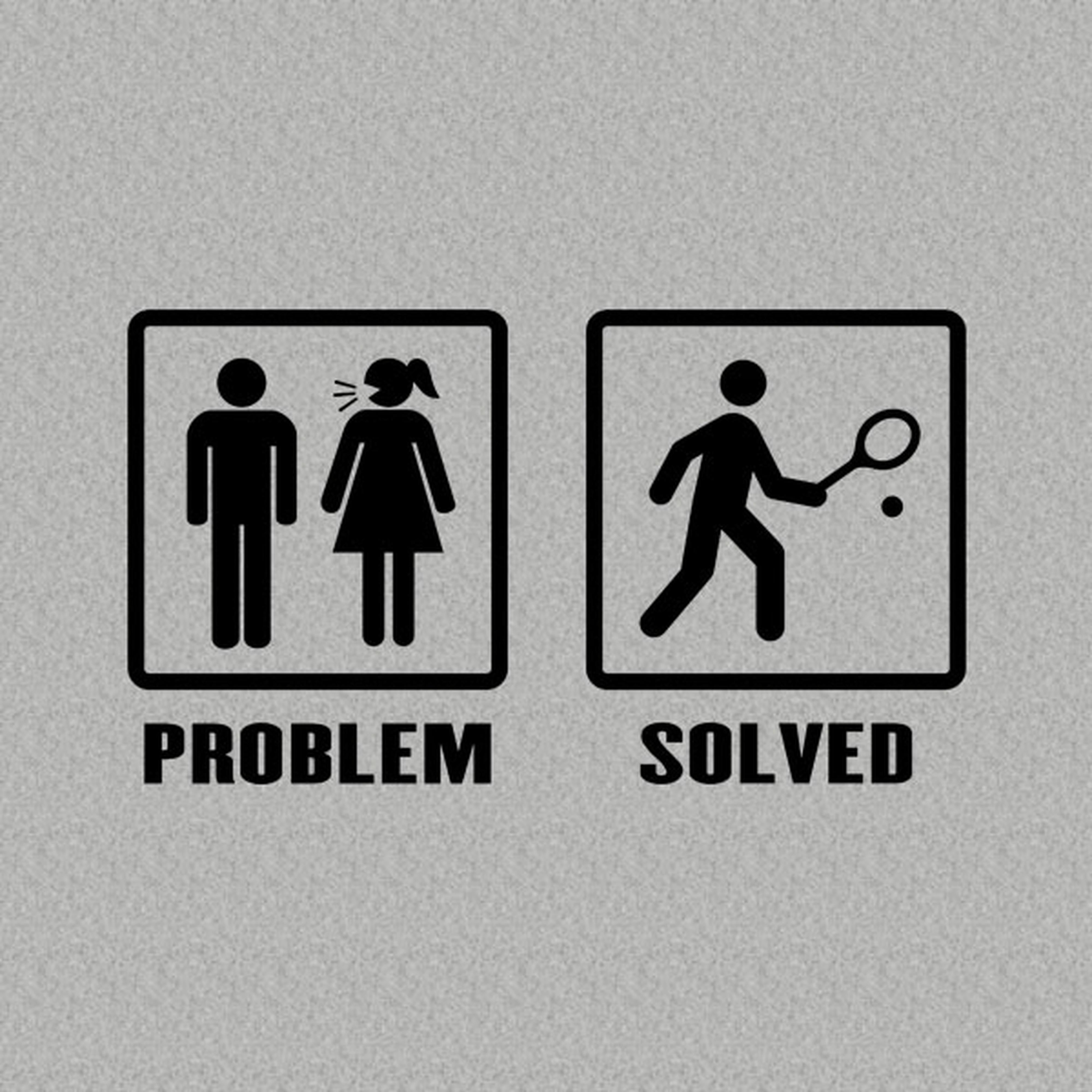 Problem - Solved (Tennis) - T-shirt