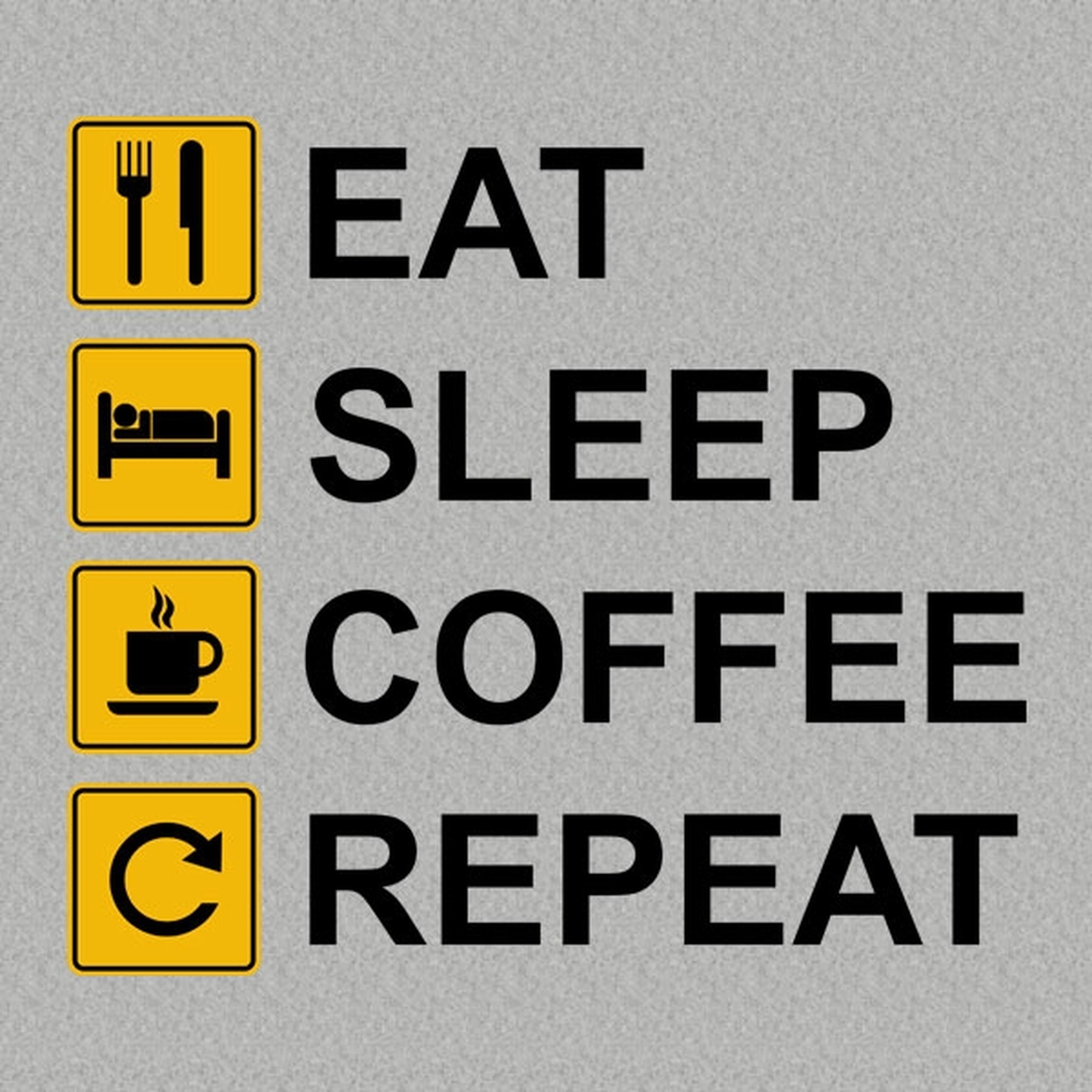 Eat Sleep Coffee Repeat - T-shirt
