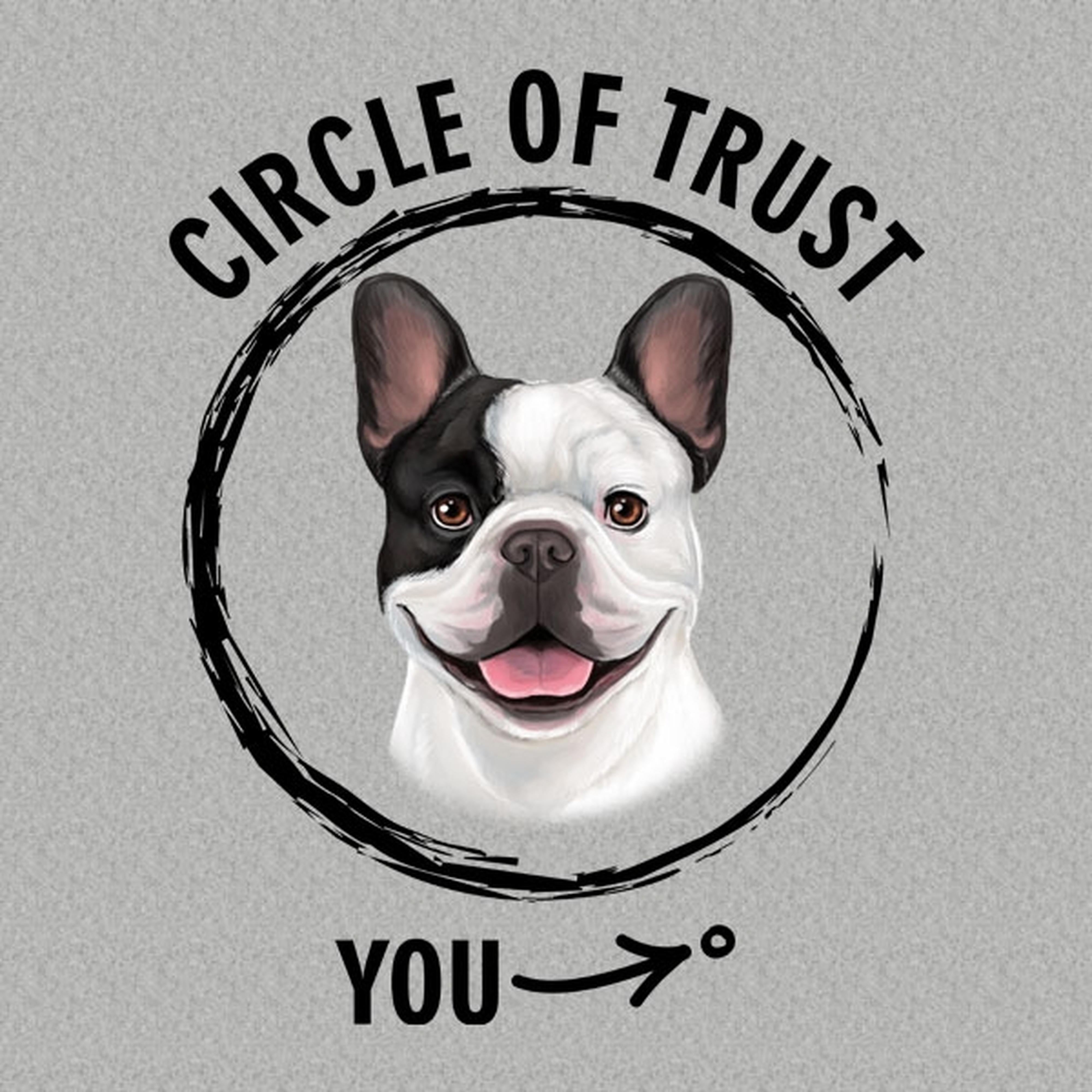 Circle of trust (French Bulldog) - T-shirt