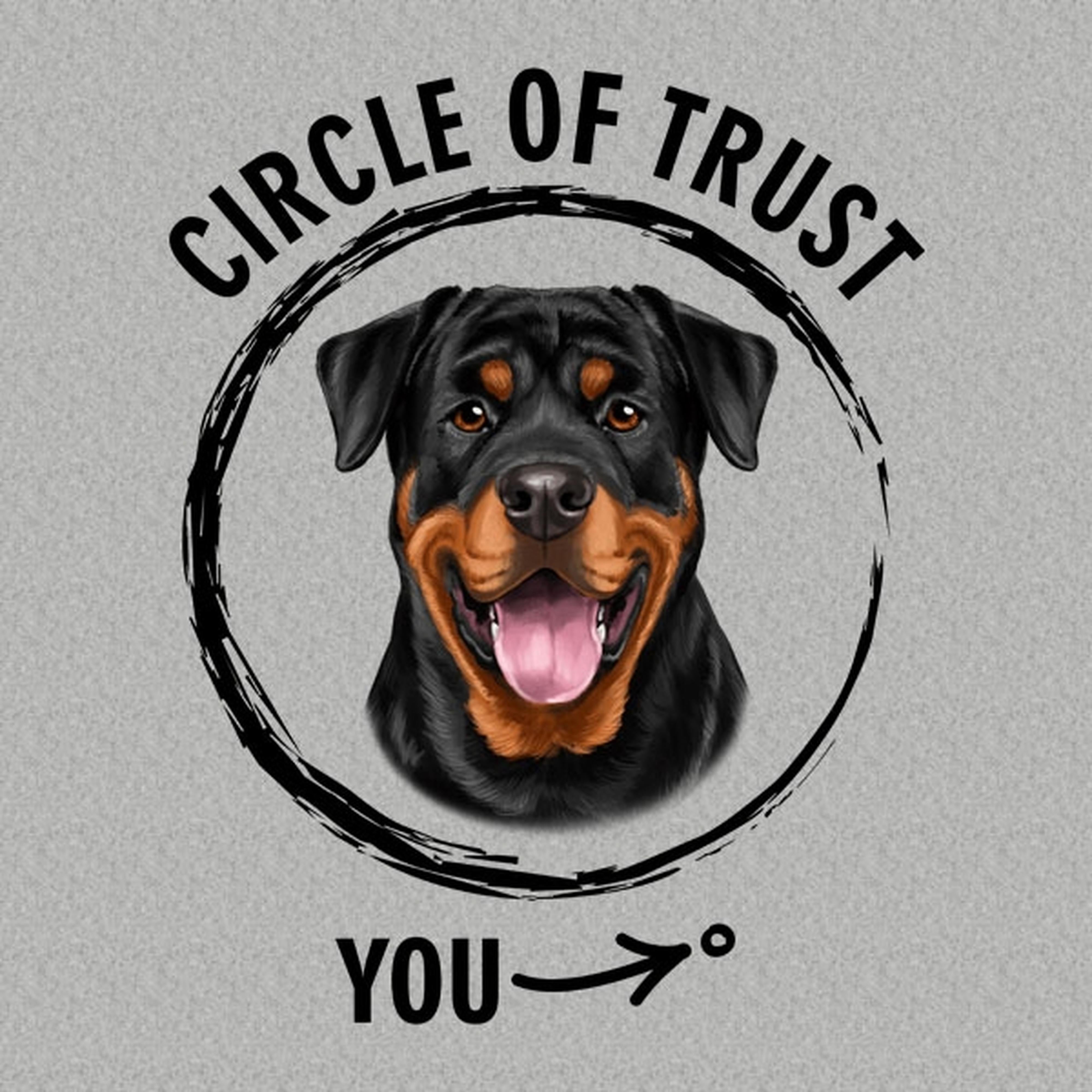 Circle of trust (Rottweiler) - T-shirt