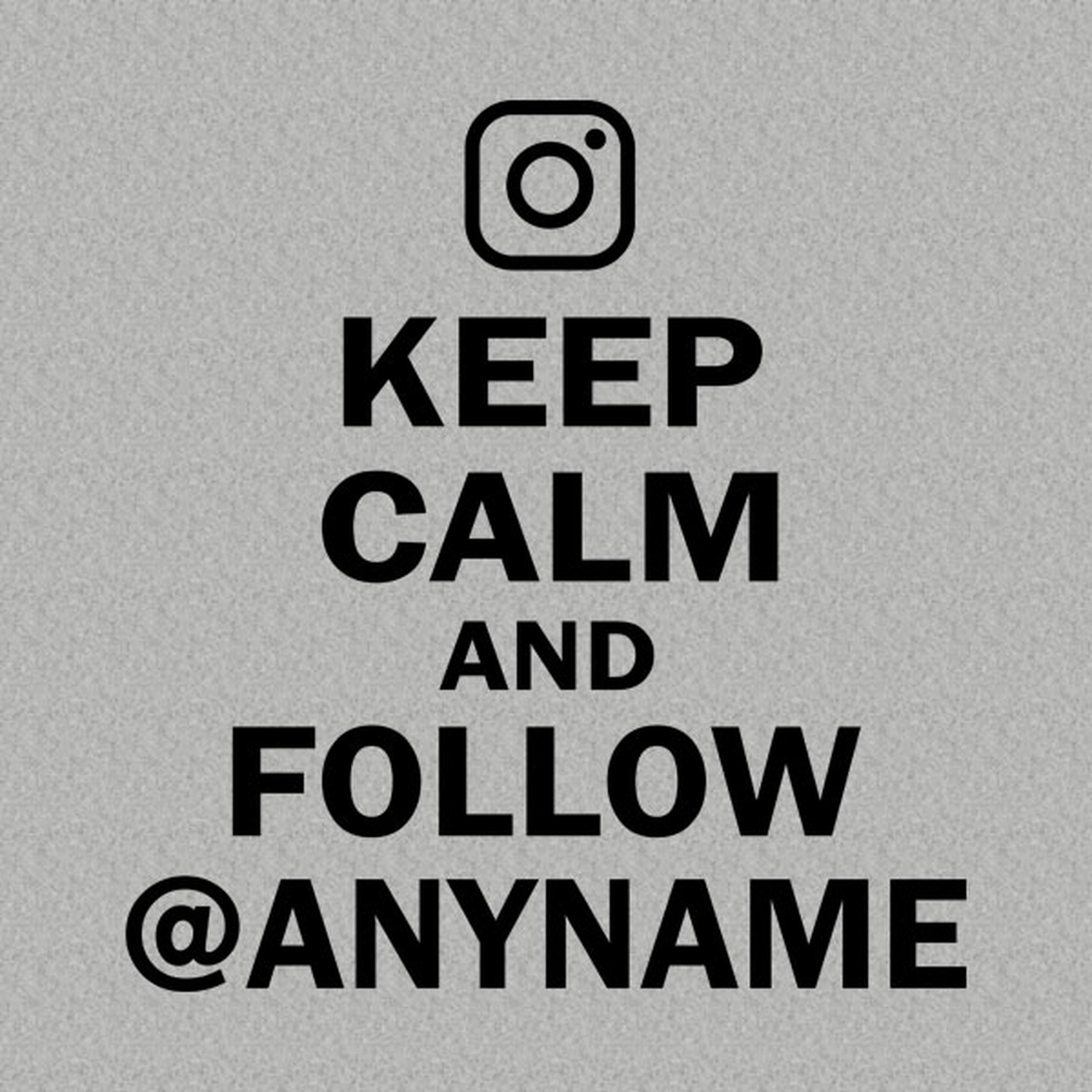Keep calm and follow Instagram - T-shirt