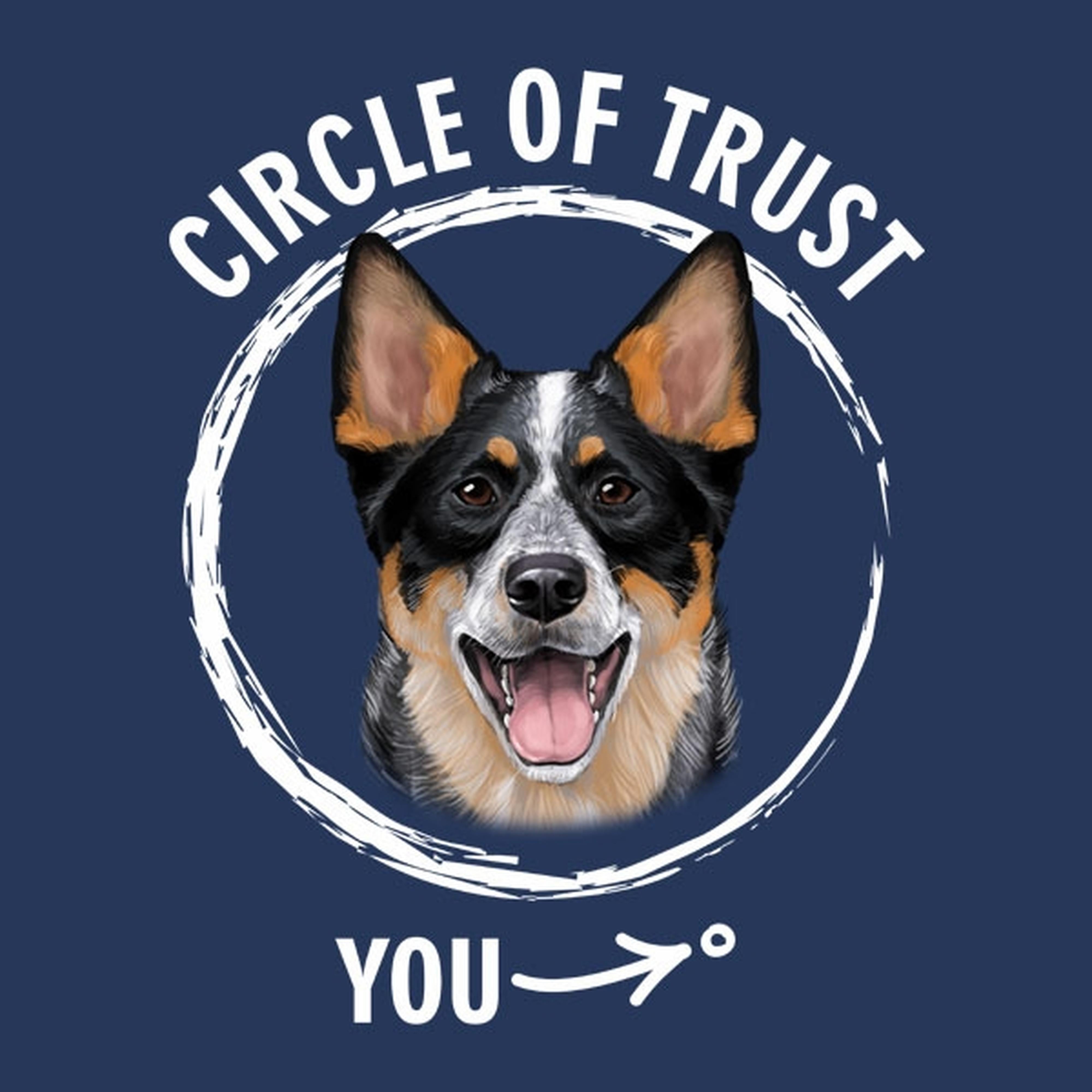 Circle of trust (Australian Cattle dog) - T-shirt