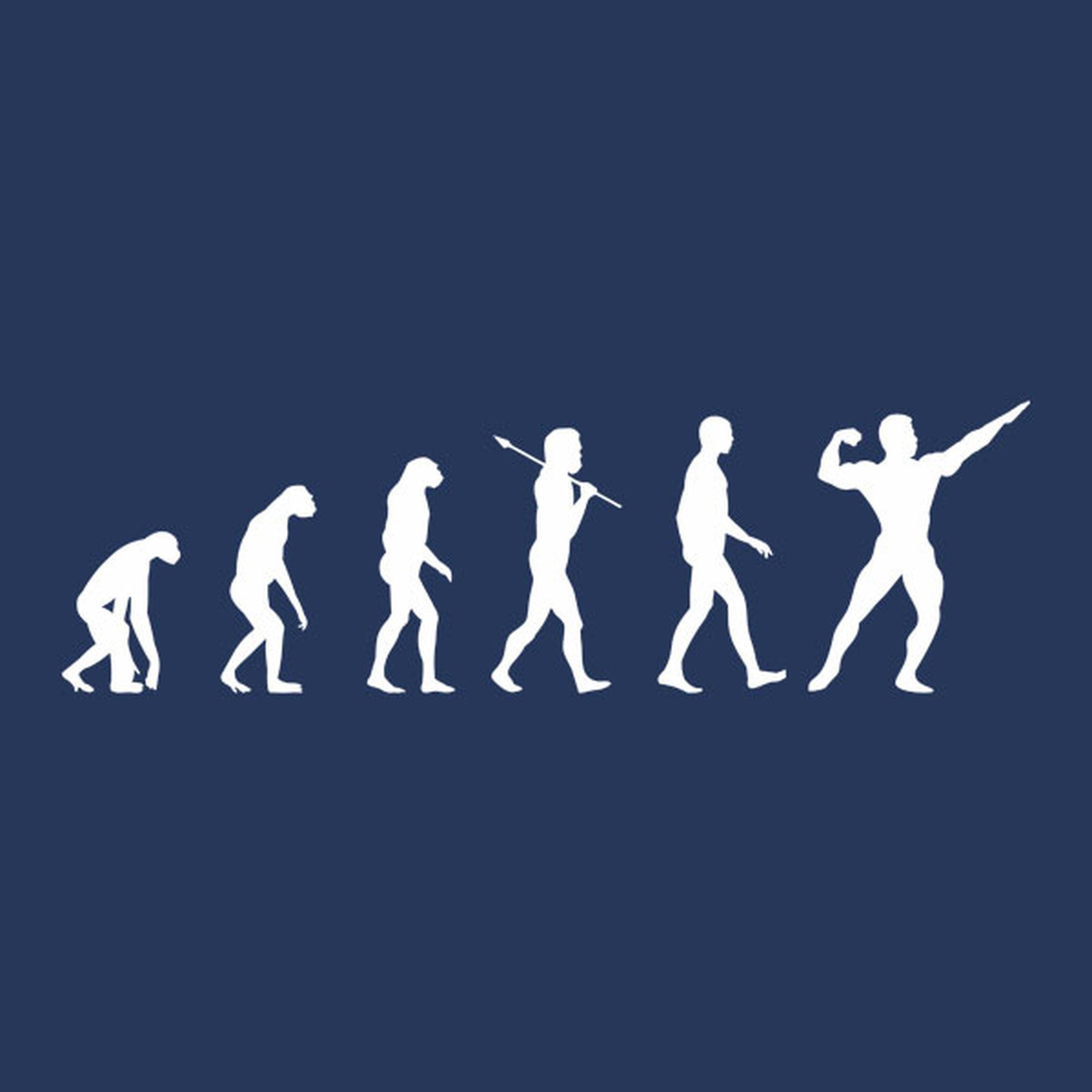 Evolution of bodybuilder - T-shirt