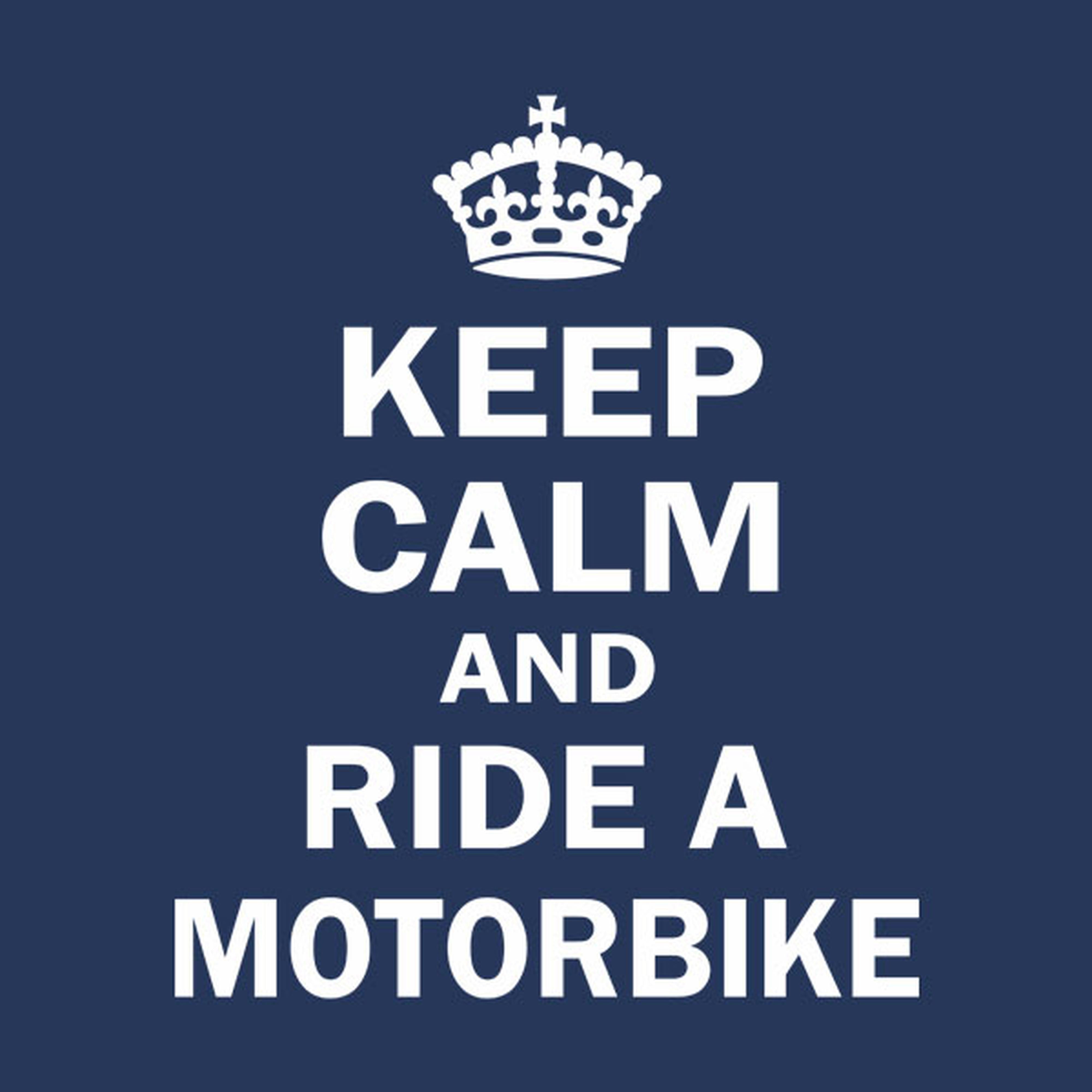 Keep calm and ride motorbike - T-shirt