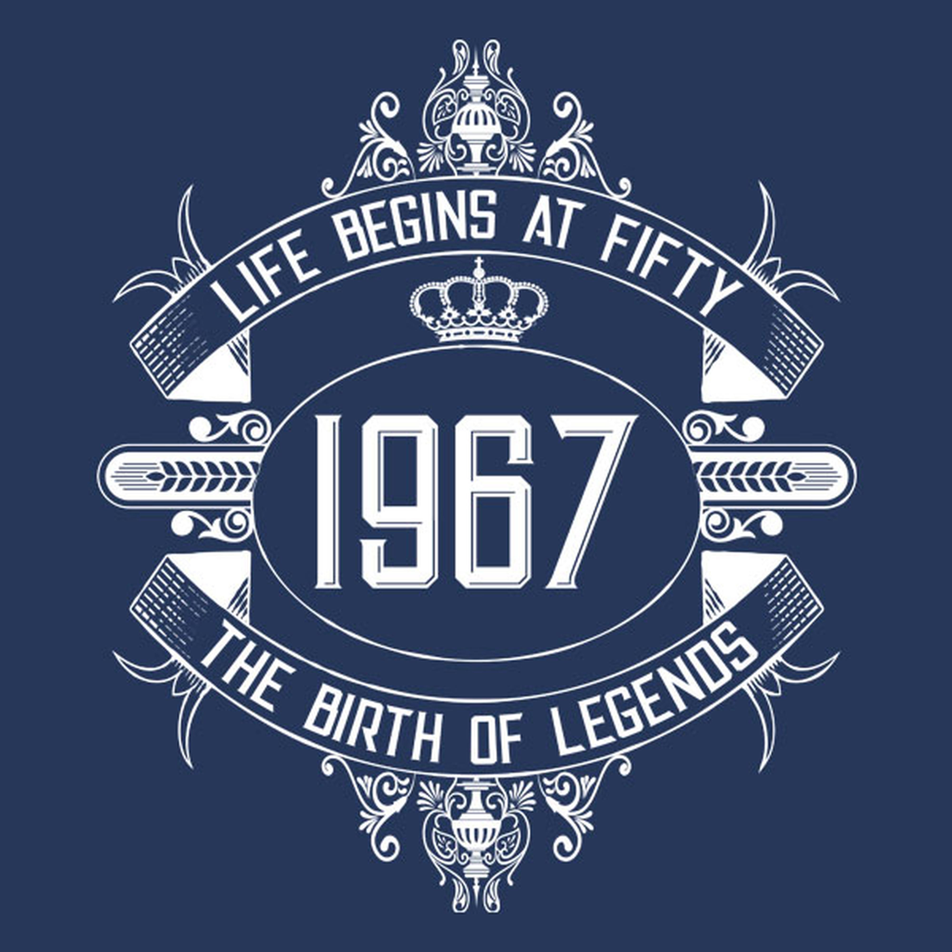 Life begins at 50 - T-shirt