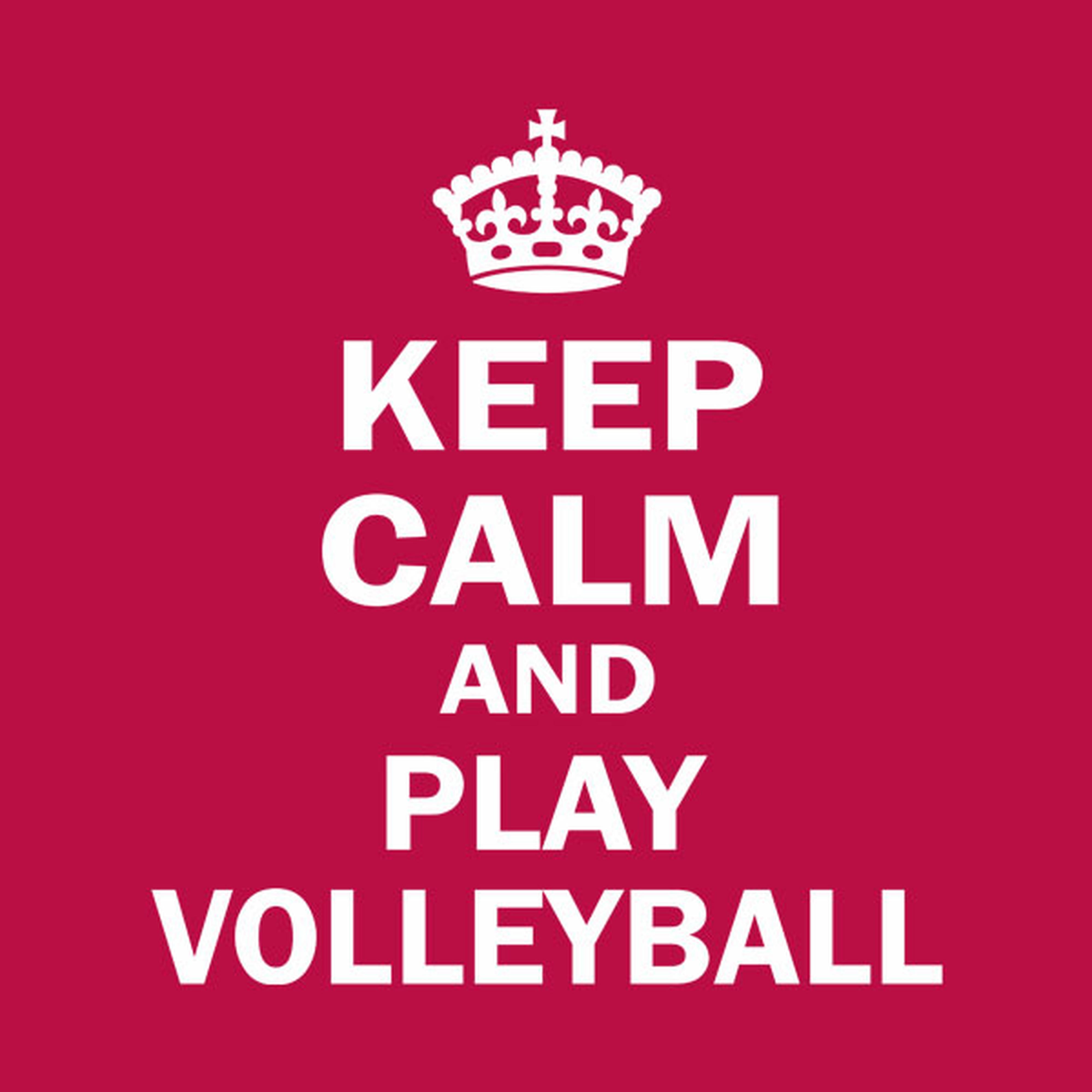 Keep calm and play volleyball - T-shirt