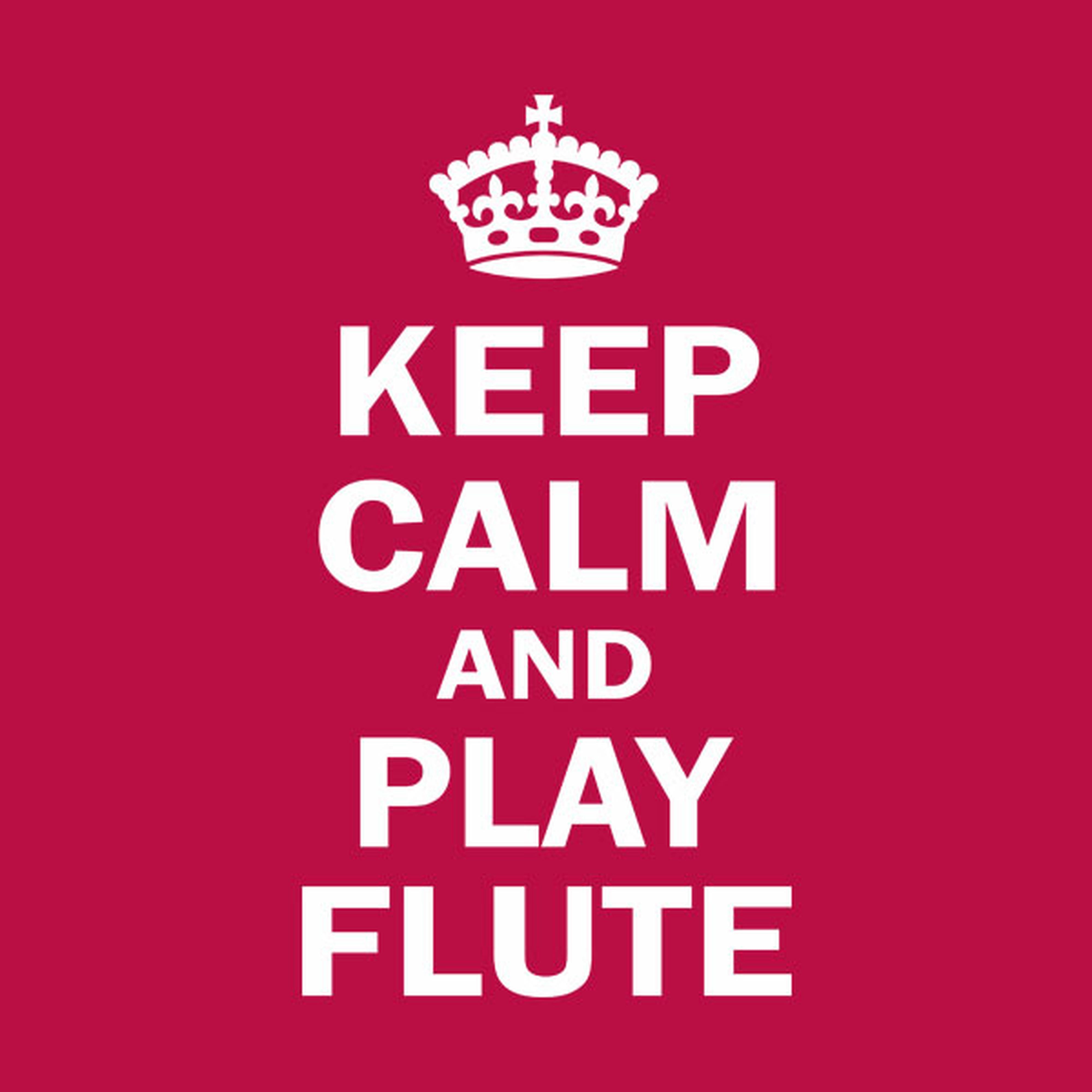 Keep calm and play flute T-shirt