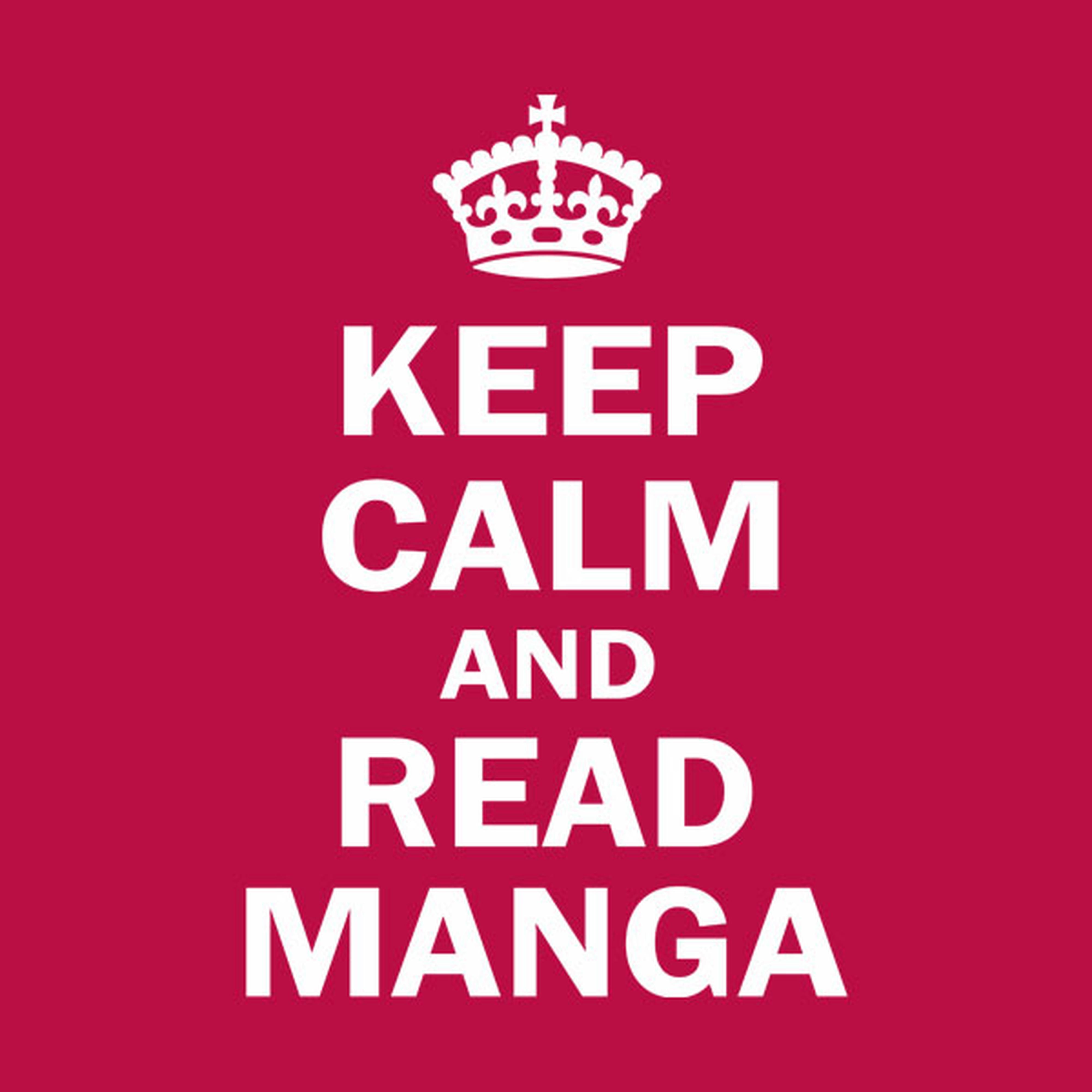 Keep calm and read manga - T-shirt