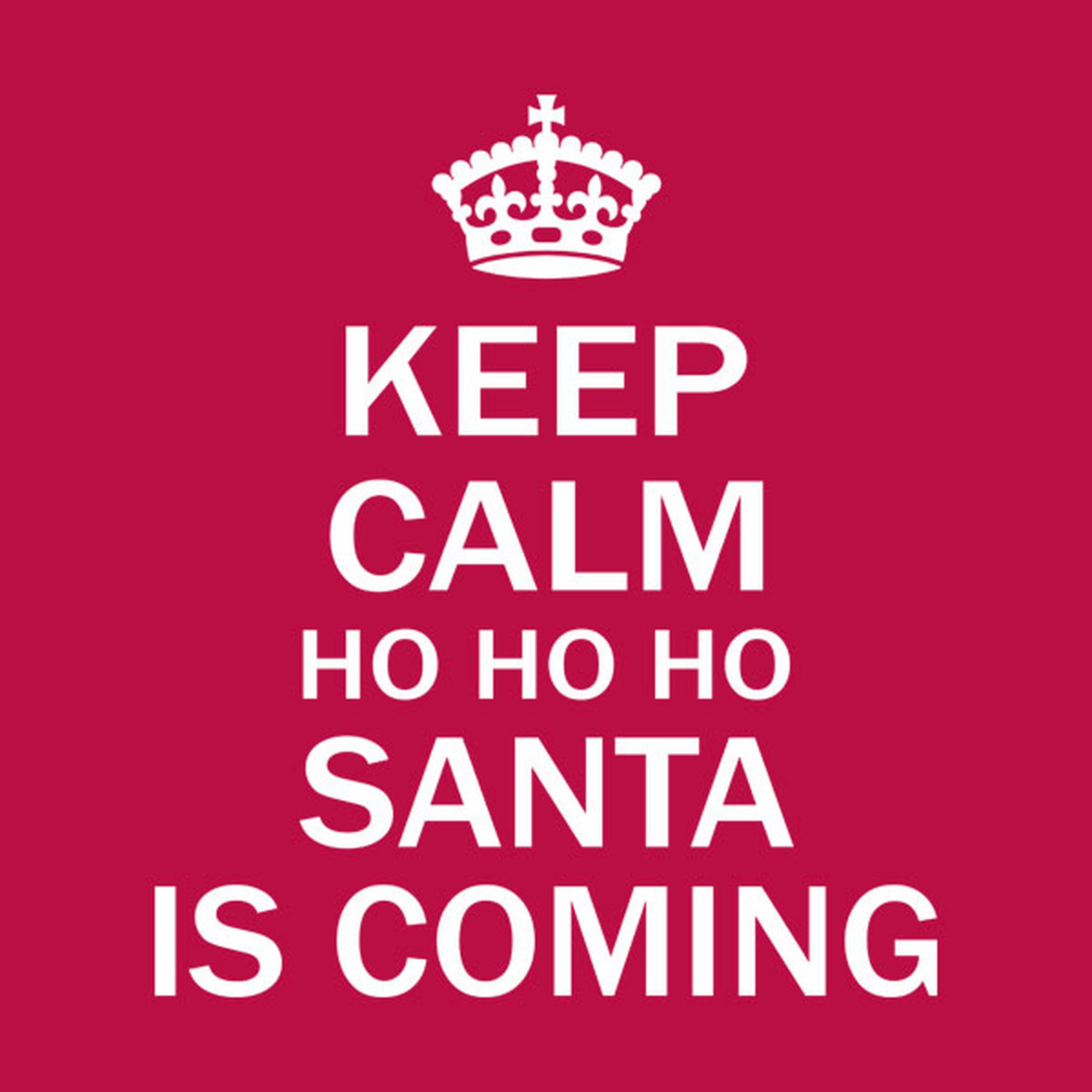 Keep calm Santa is coming T-shirt