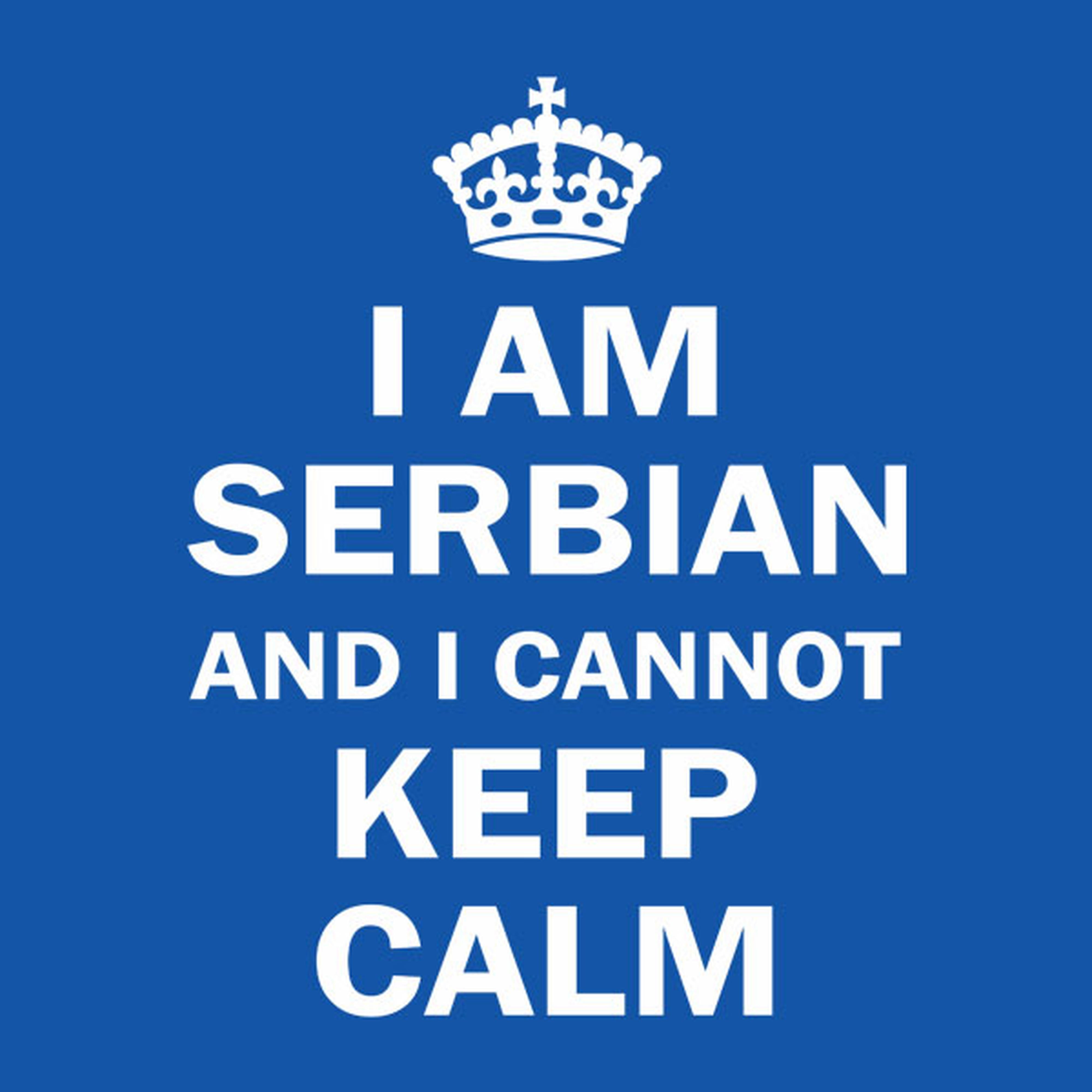 I am Serbian and I cannot keep calm T-shirt