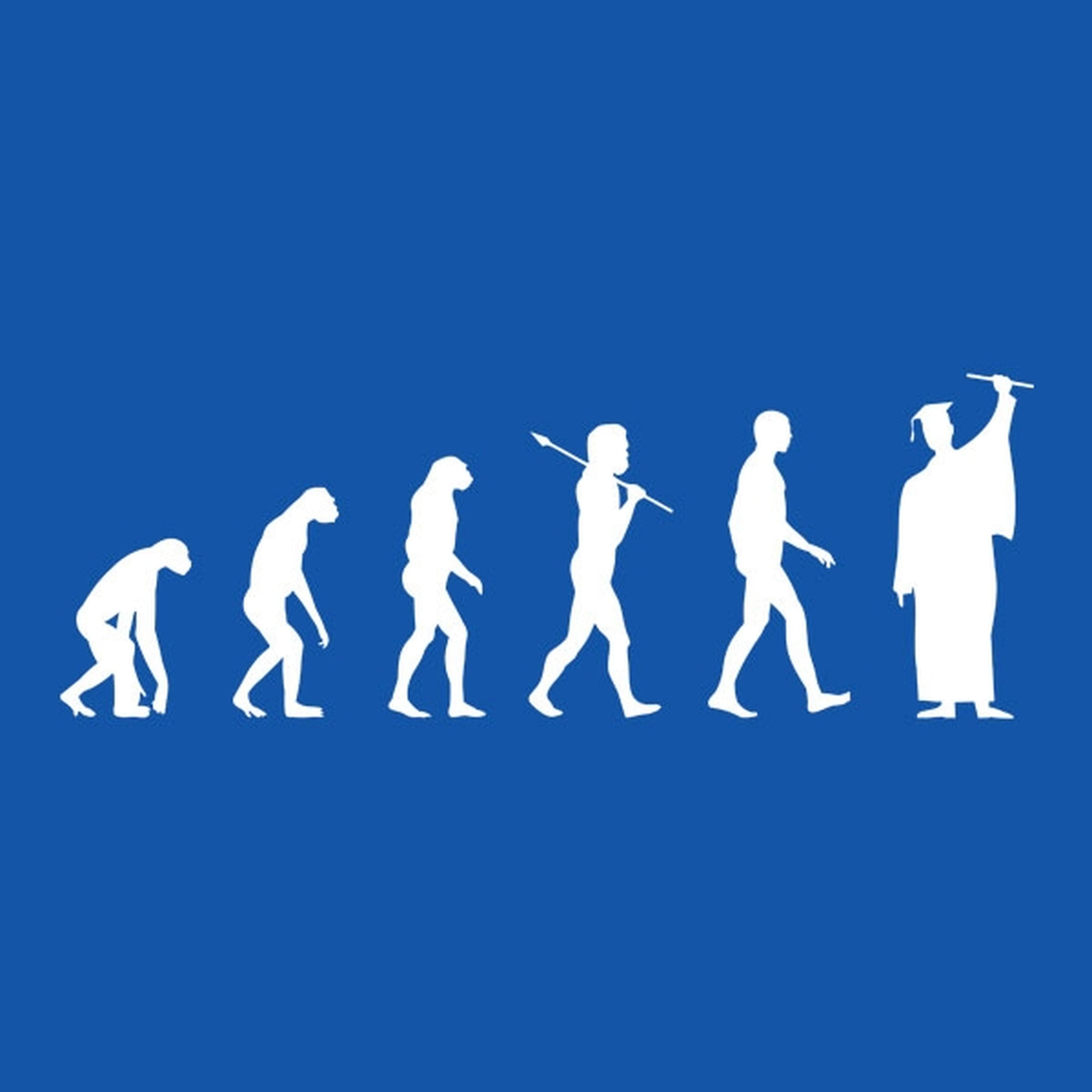 Graduation Evolution Evolution of graduation - Funny T-shirt – PRINTO