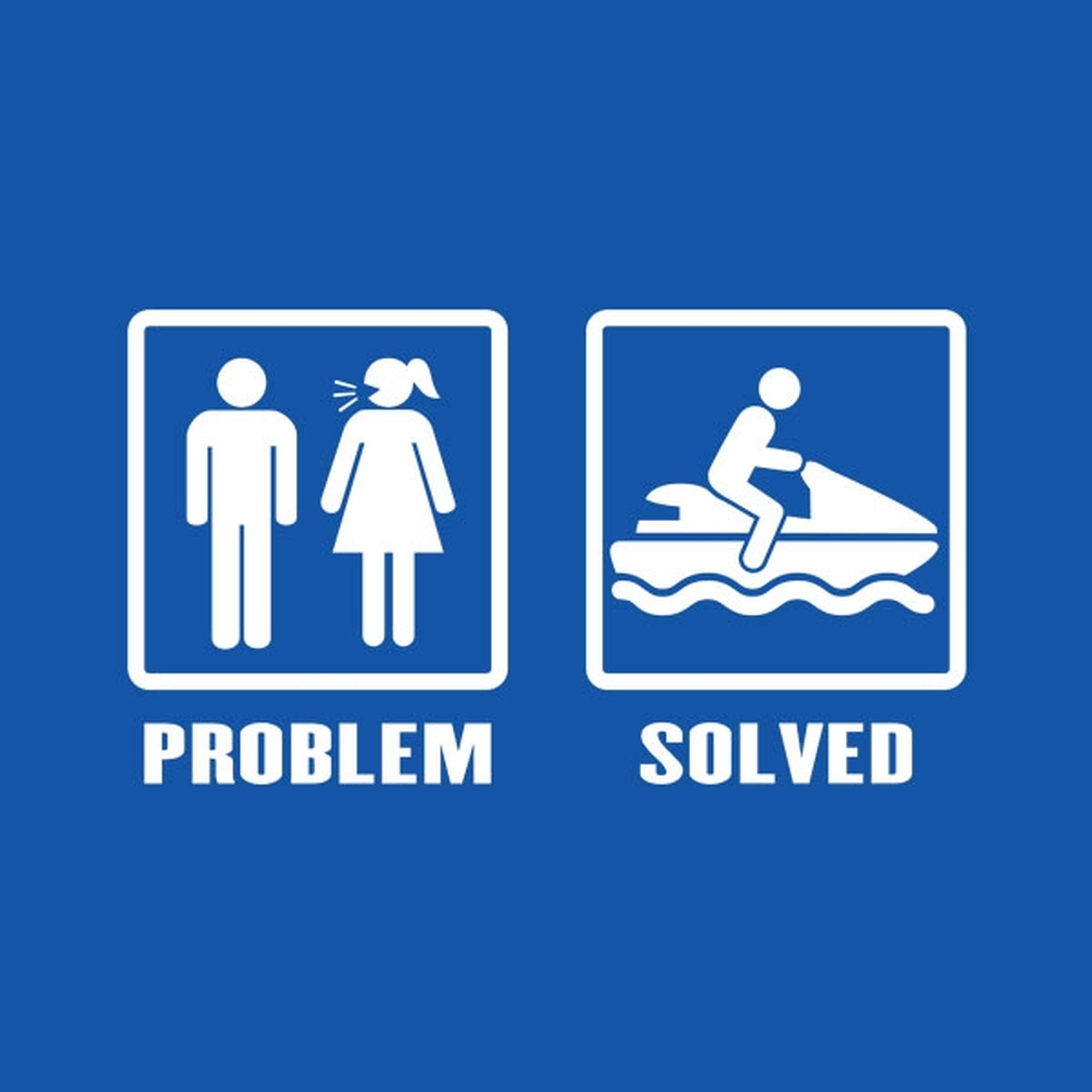 Problem - Solved (Jet Ski) - T-shirt