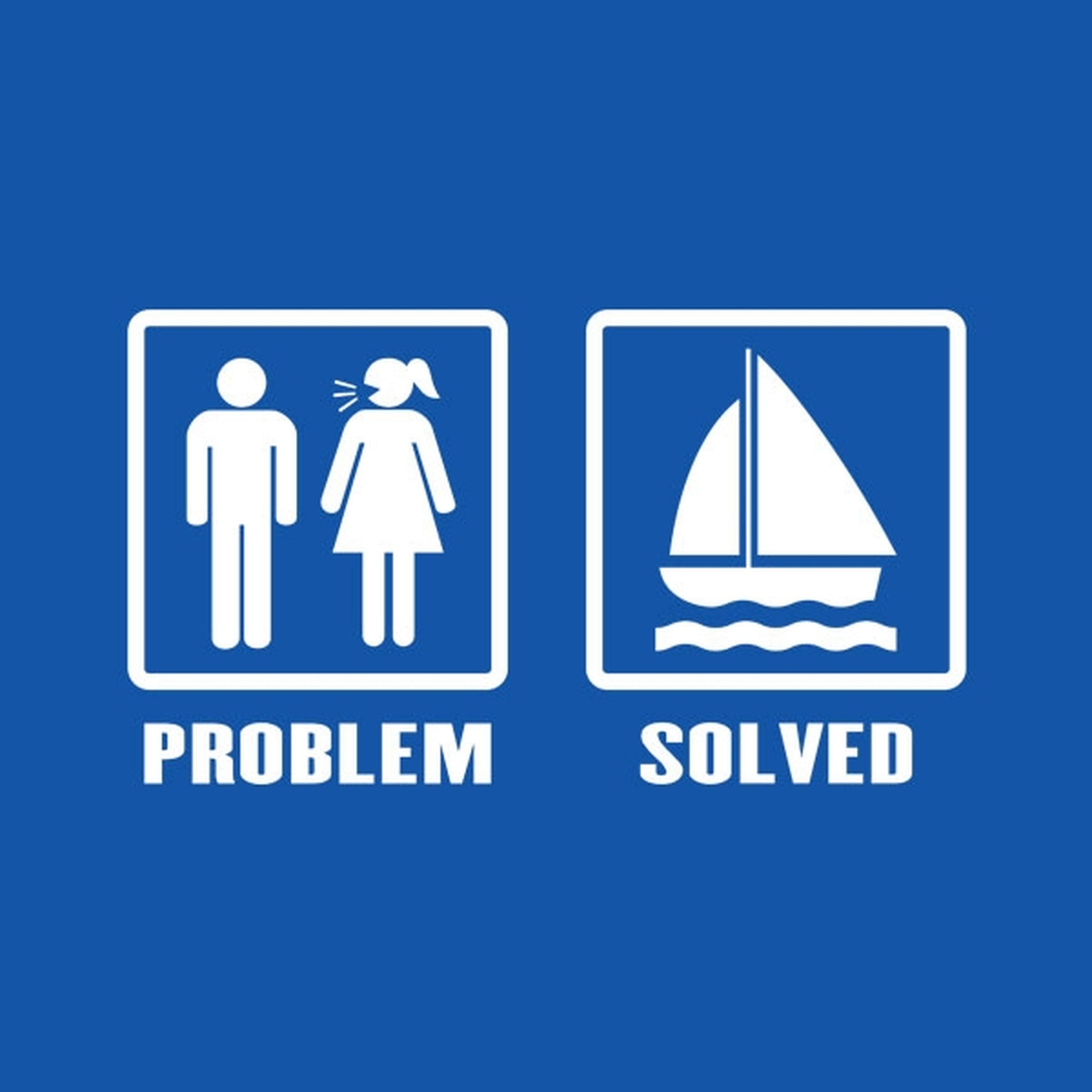 Problem - Solved (Sailing) - T-shirt