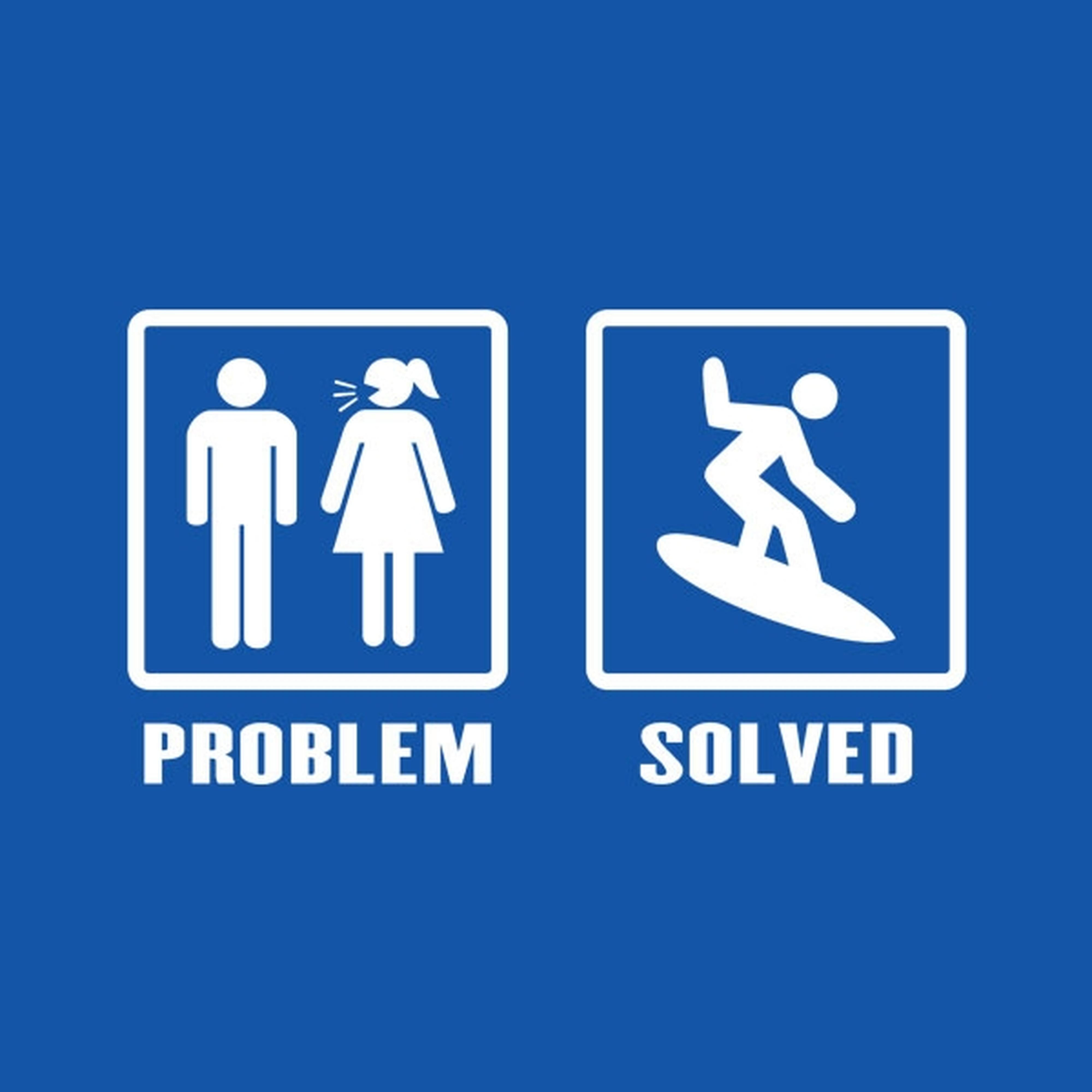 Problem - Solved (Surfing) - T-shirt
