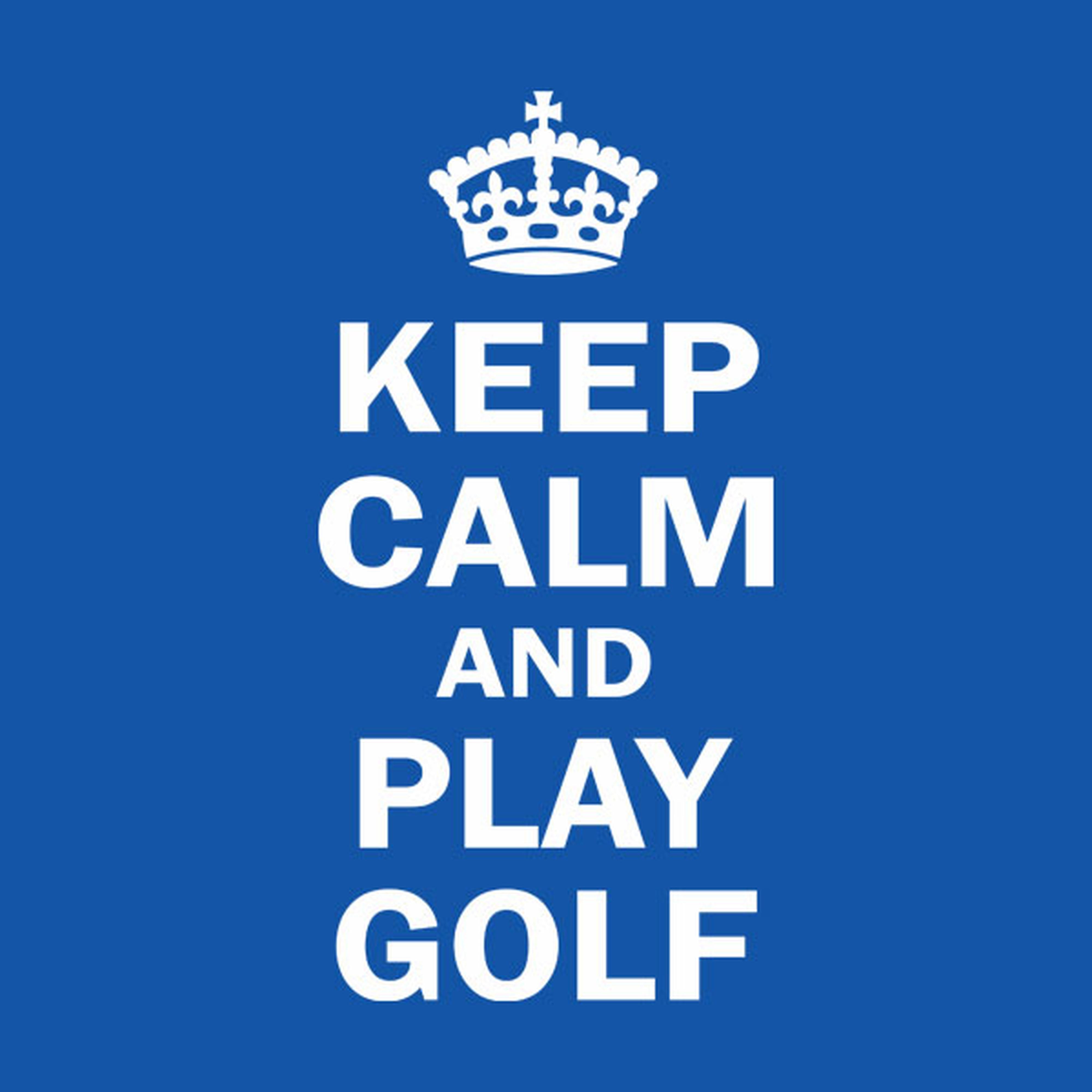 Keep calm and play golf - T-shirt