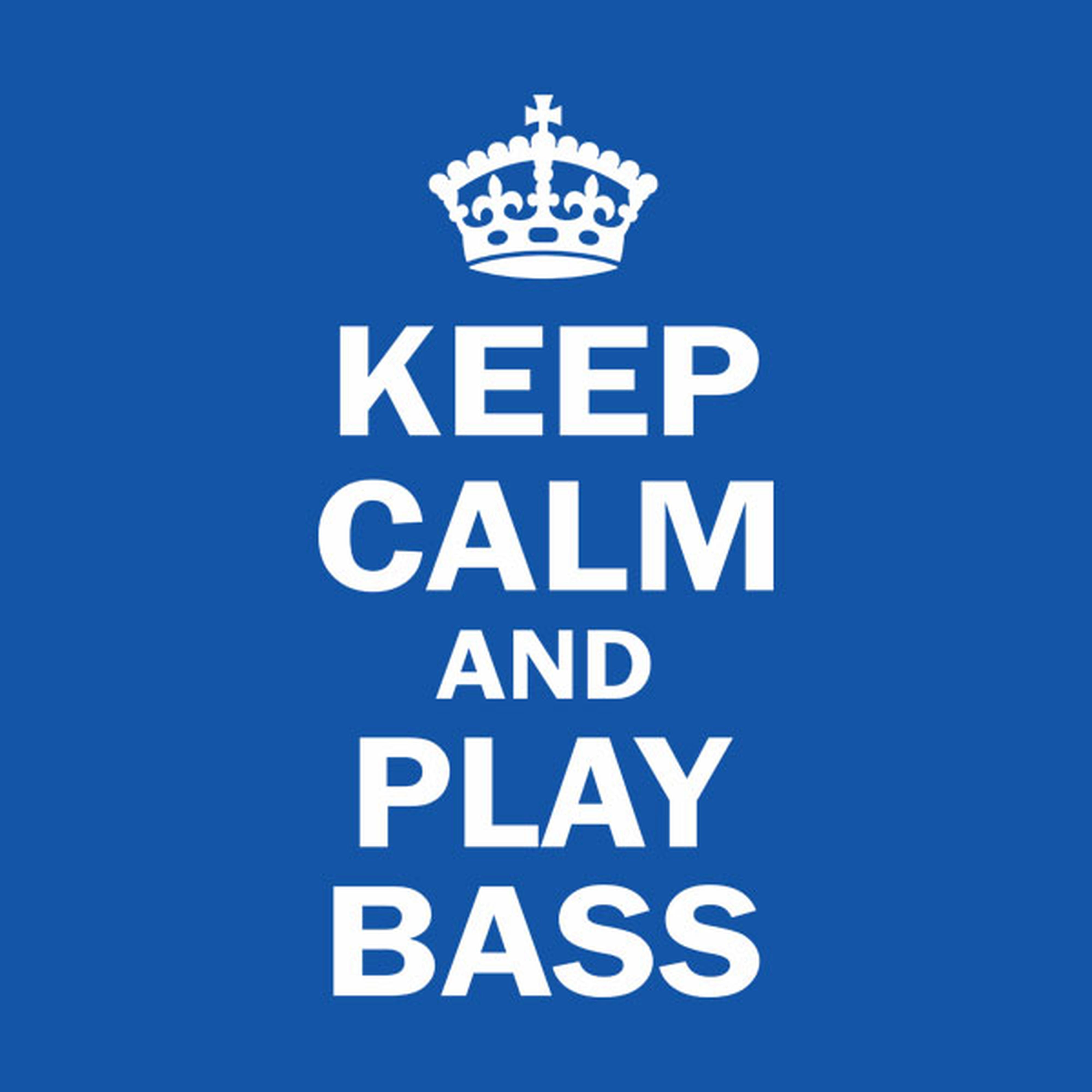 Keep calm and play bass T-shirt