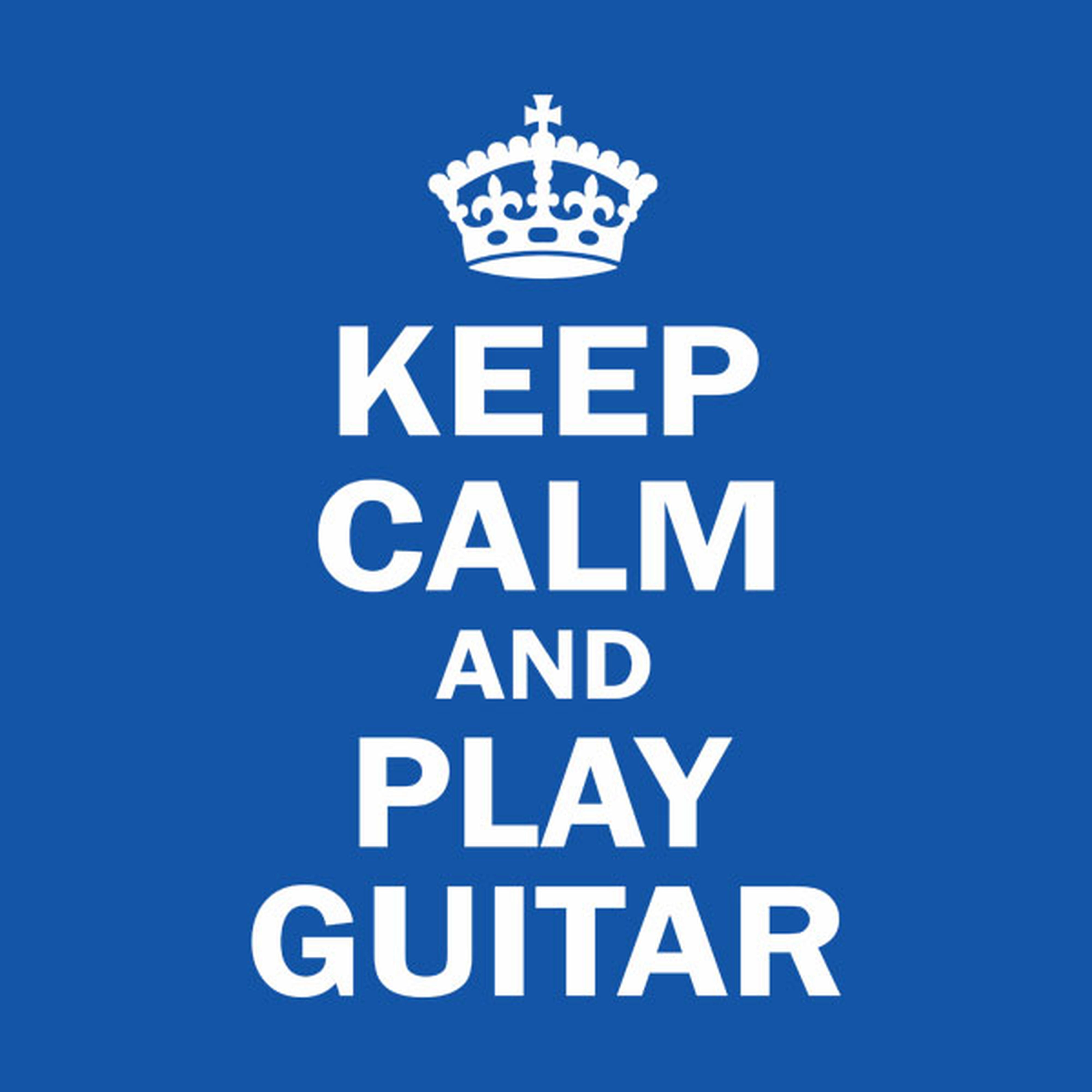 Keep calm and play guitar - T-shirt